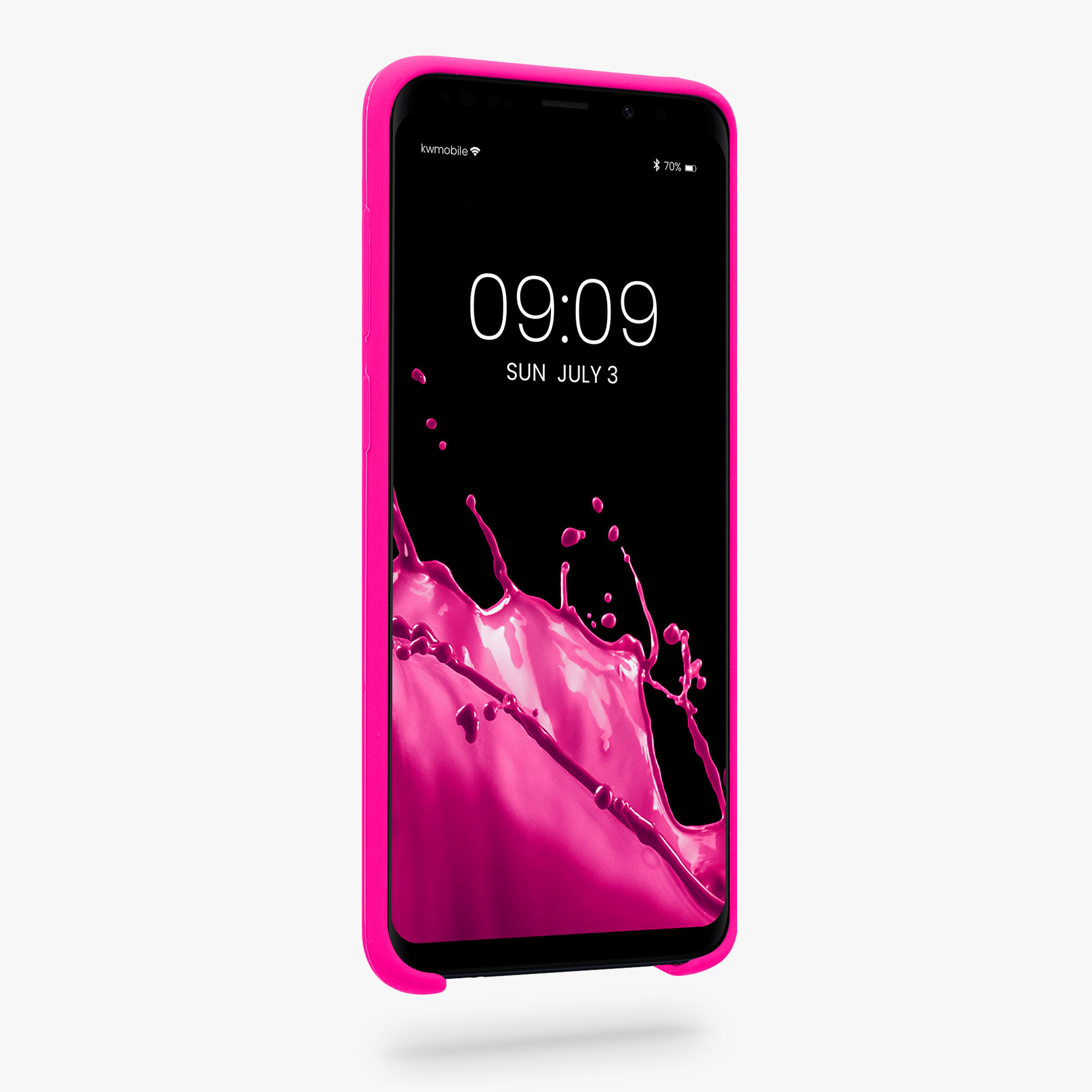 Kryt na mobil Galaxy S9 Plus kwmobile neonově růžový