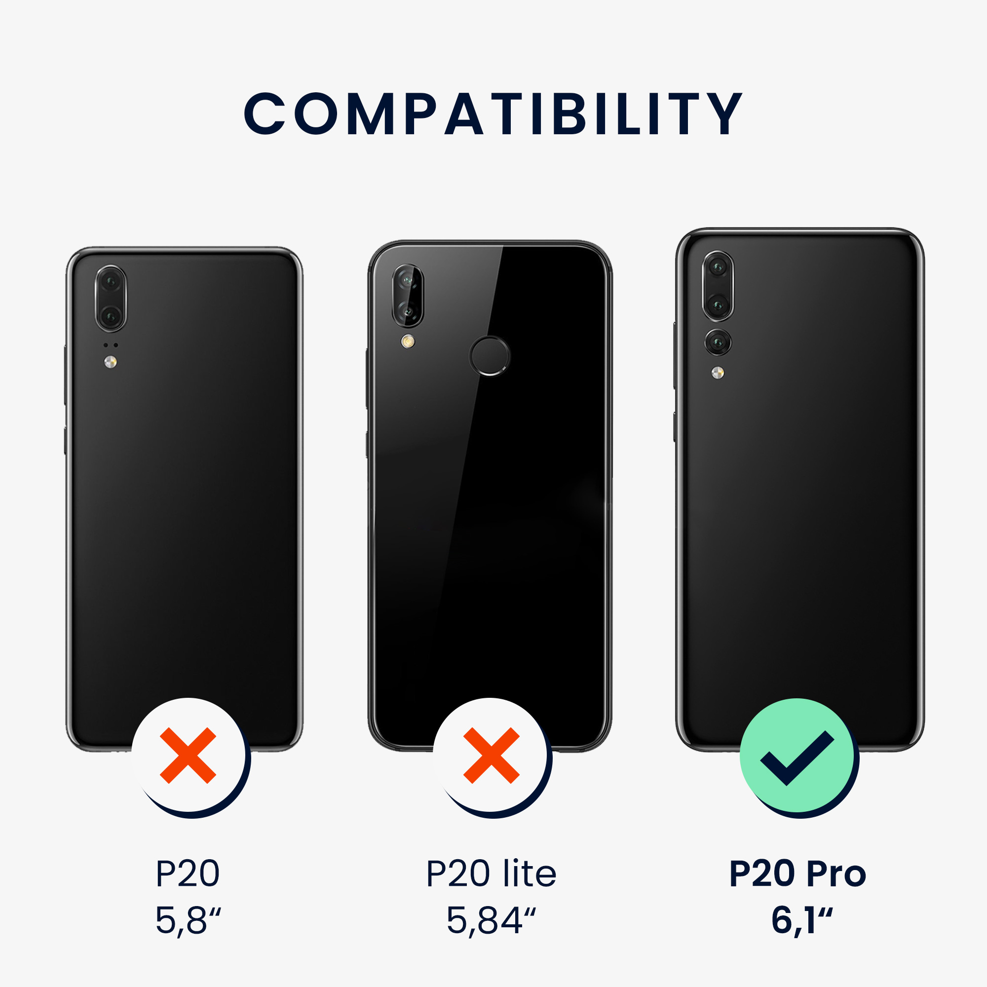 Kryt kwmobile Huawei P20 Pro, modrošedá