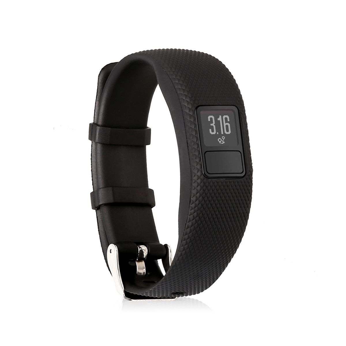 Řemínek kwmobile pro Garmin Vivofit 4 - 2 ks, černá / tmavě modrá