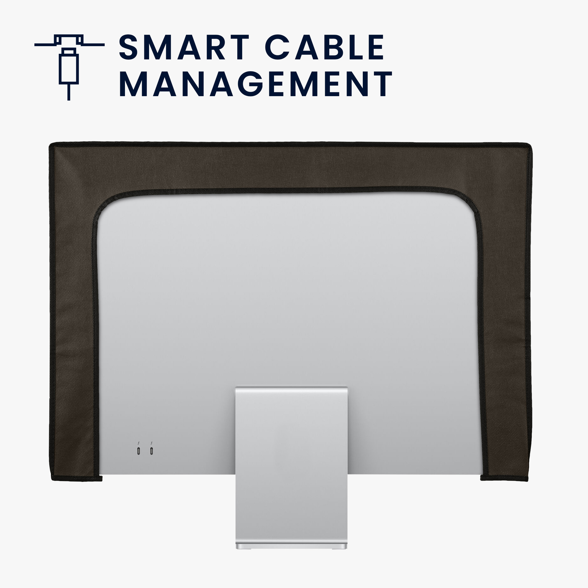Protiprašný kryt monitoru kwmobile 27-28" tmavě šedá