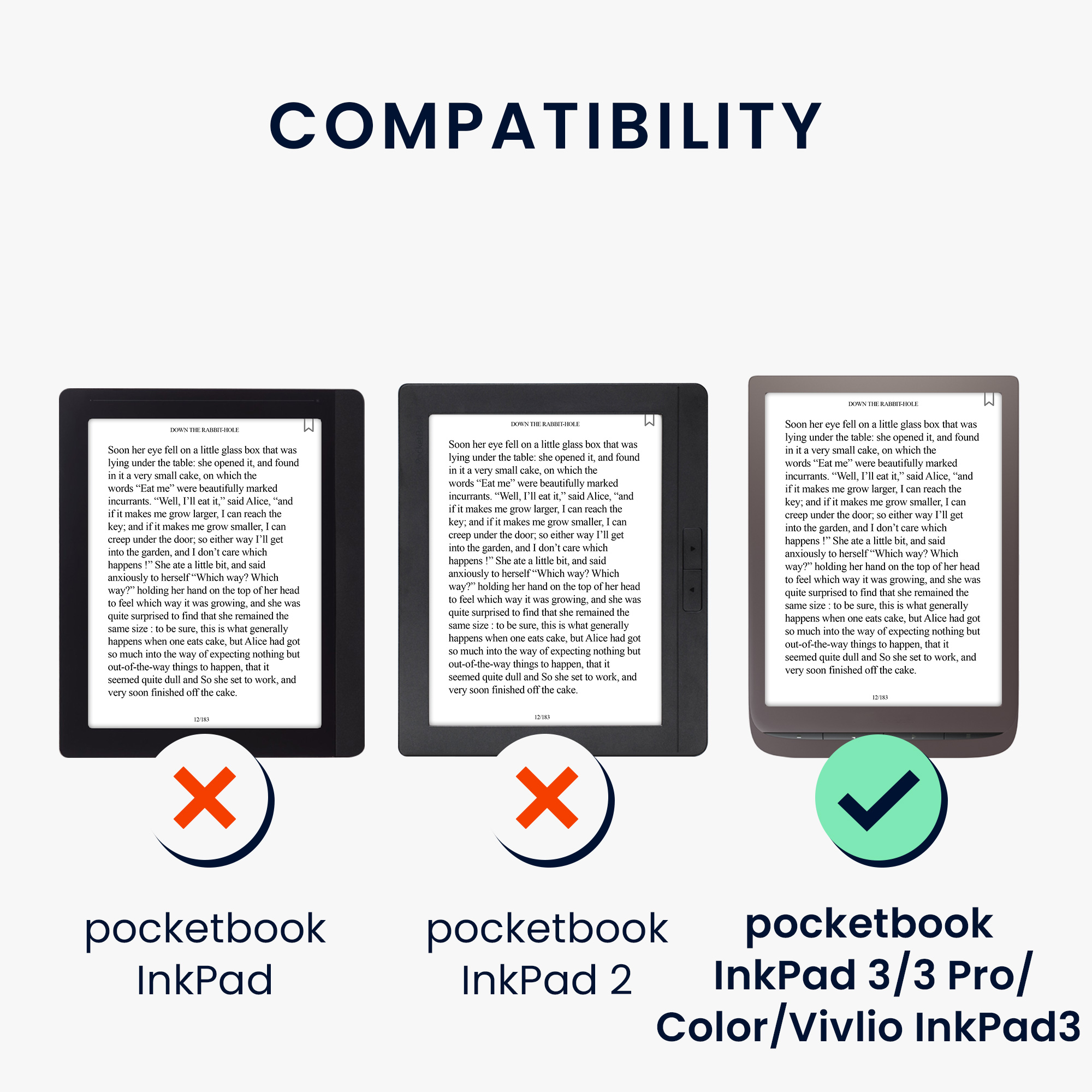 Pouzdro na čtečku kwmobile pro Pocketbook InkPad 3 / 3 Pro / Color /… - tmavě modrá