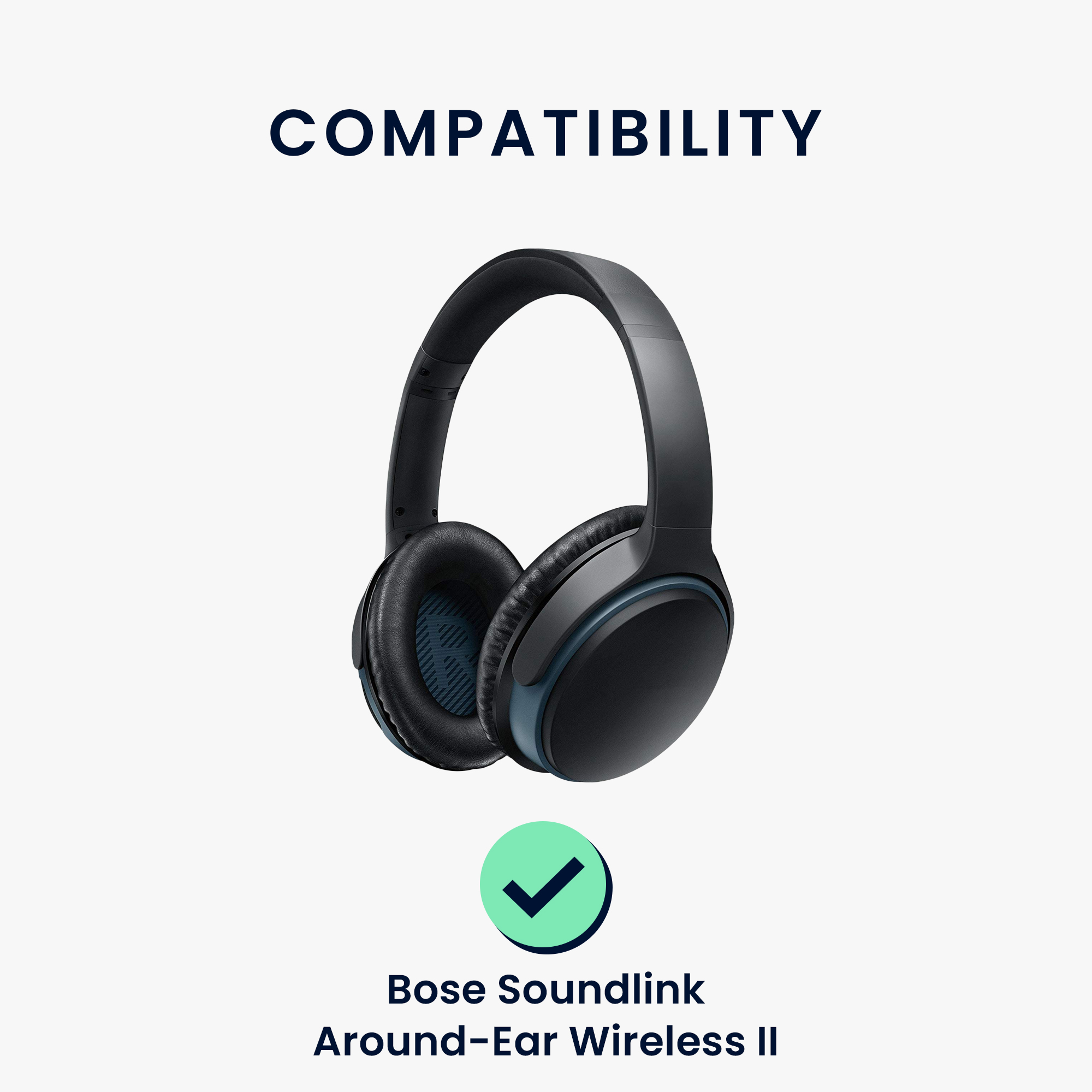Náušníky na sluchátka 2 ks Bose Soundlink Around kwmobile - béžová