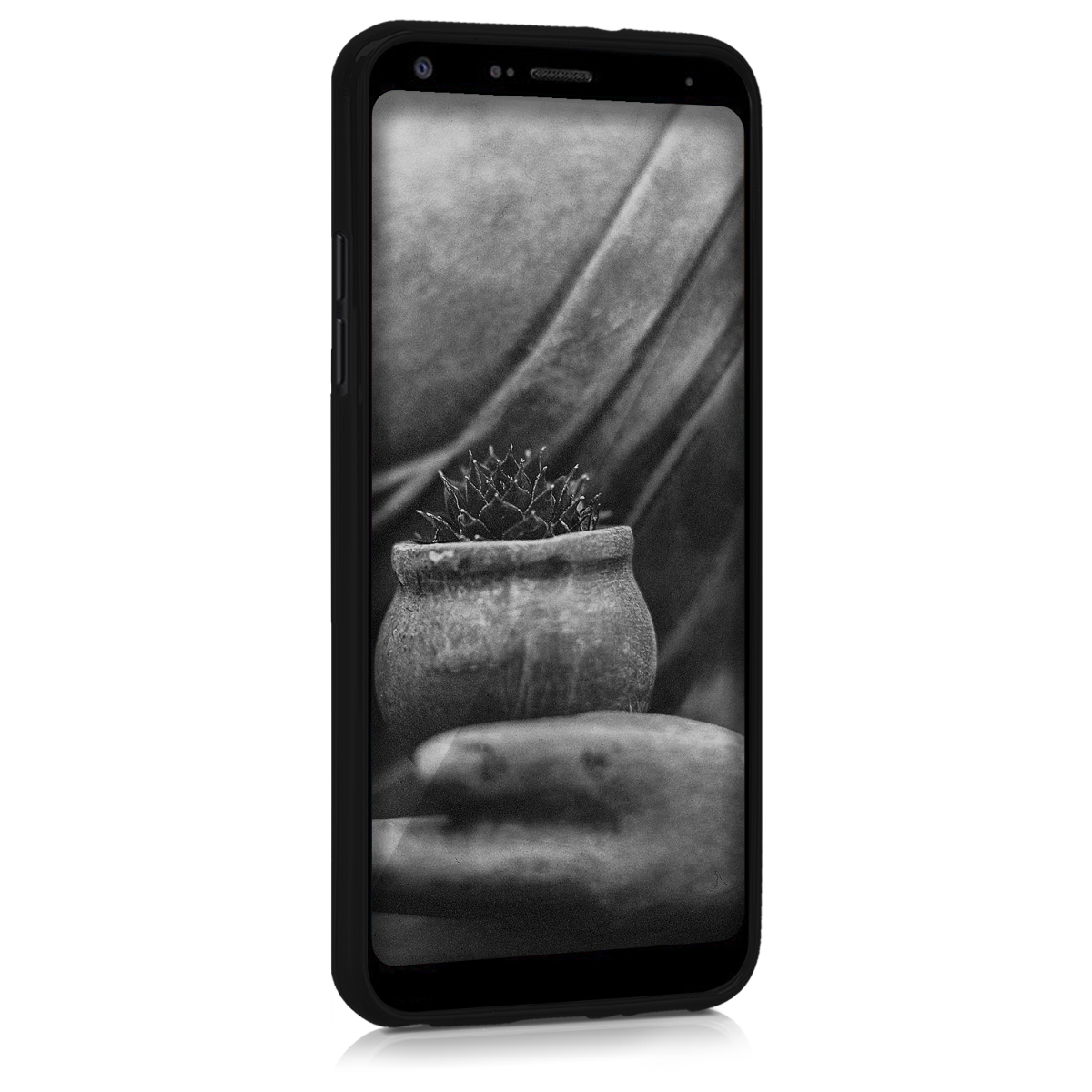 Kryt LG Q7 silikonový TPU černá matná kwmobile