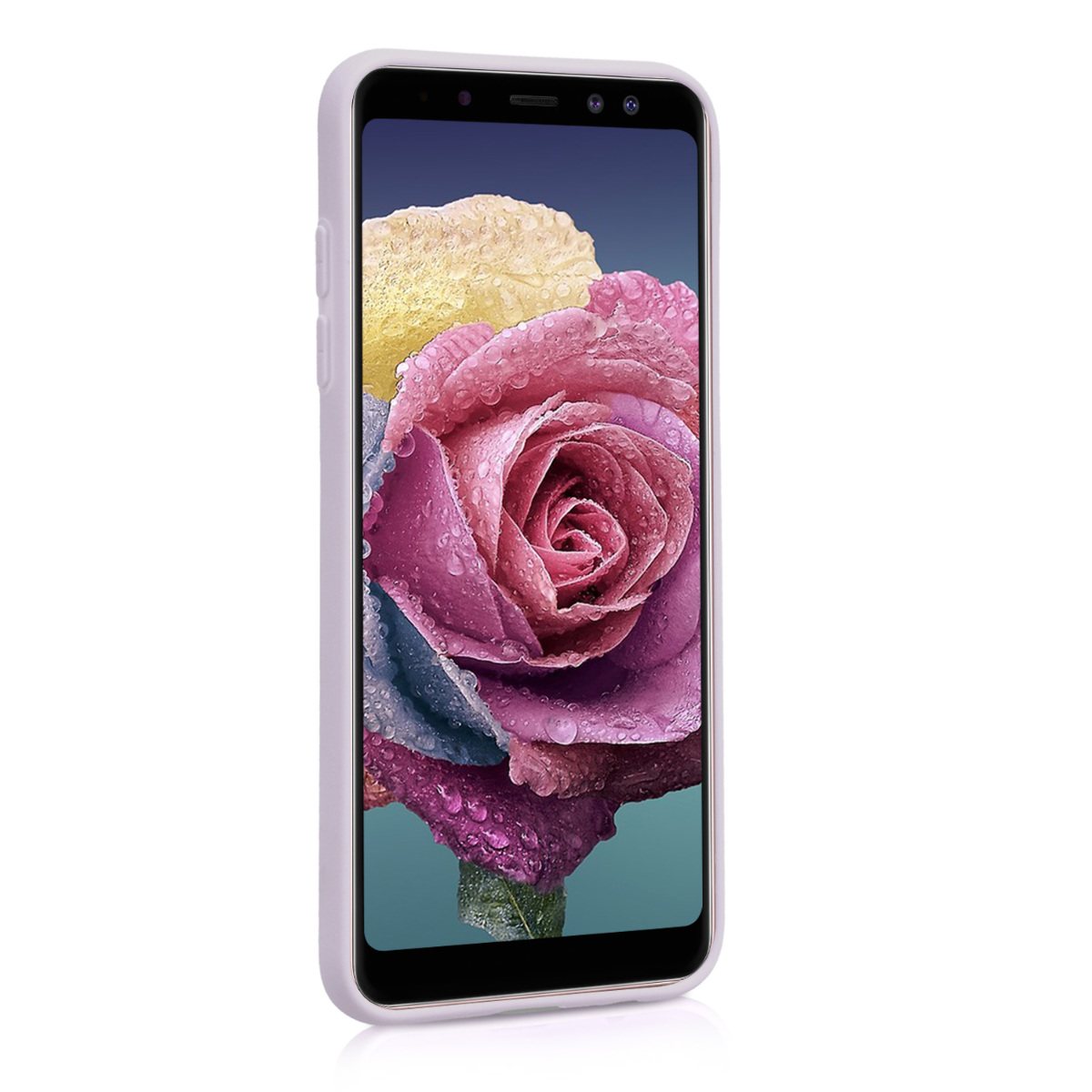 Kryt na mobil Samsung Galaxy A6 (2018) kwmobile TPU levandulový