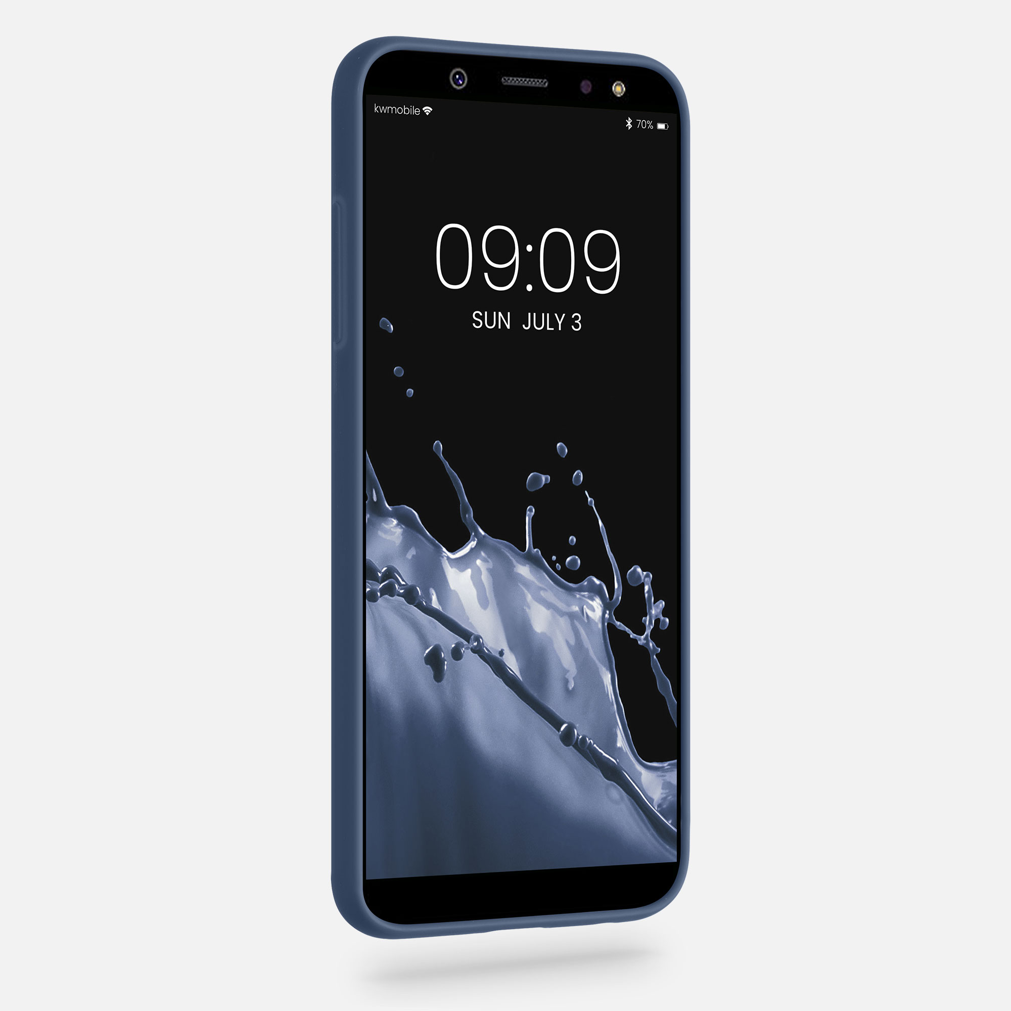 Kryt na mobil Samsung Galaxy A6 (2018) kwmobile TPU modrý