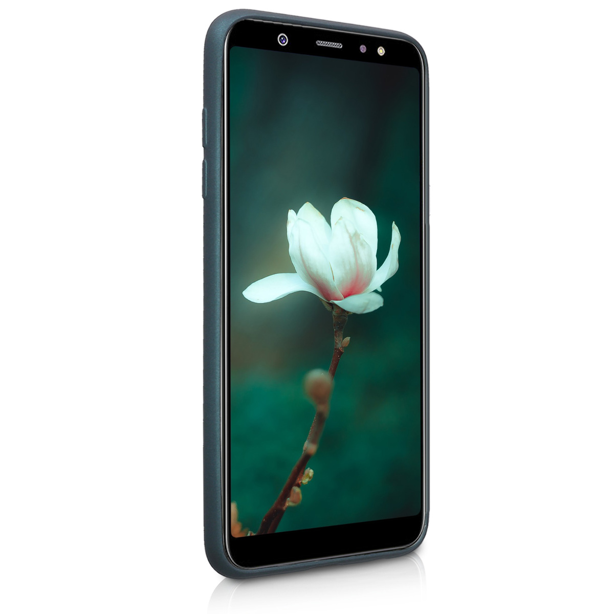 Metalický kryt na mobil Samsung Galaxy A6+/A6 Plus (2018) kwmobile Metallic Teal