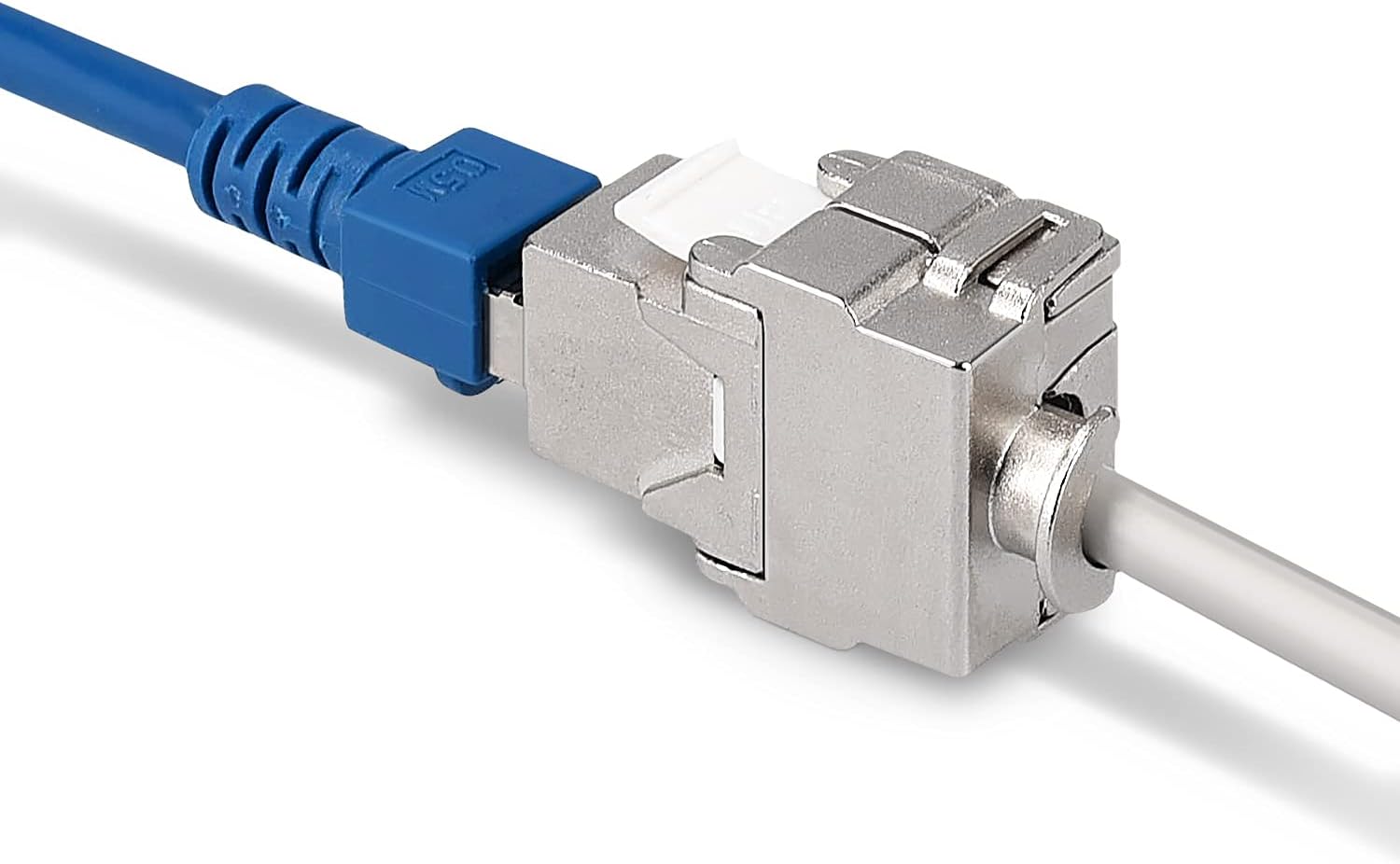 Síťová zásuvka s keystone moduly kwmobile - 48 ks - CAT6A / RJ45 síťové rozvody - for patch panel, wall plate and network socket