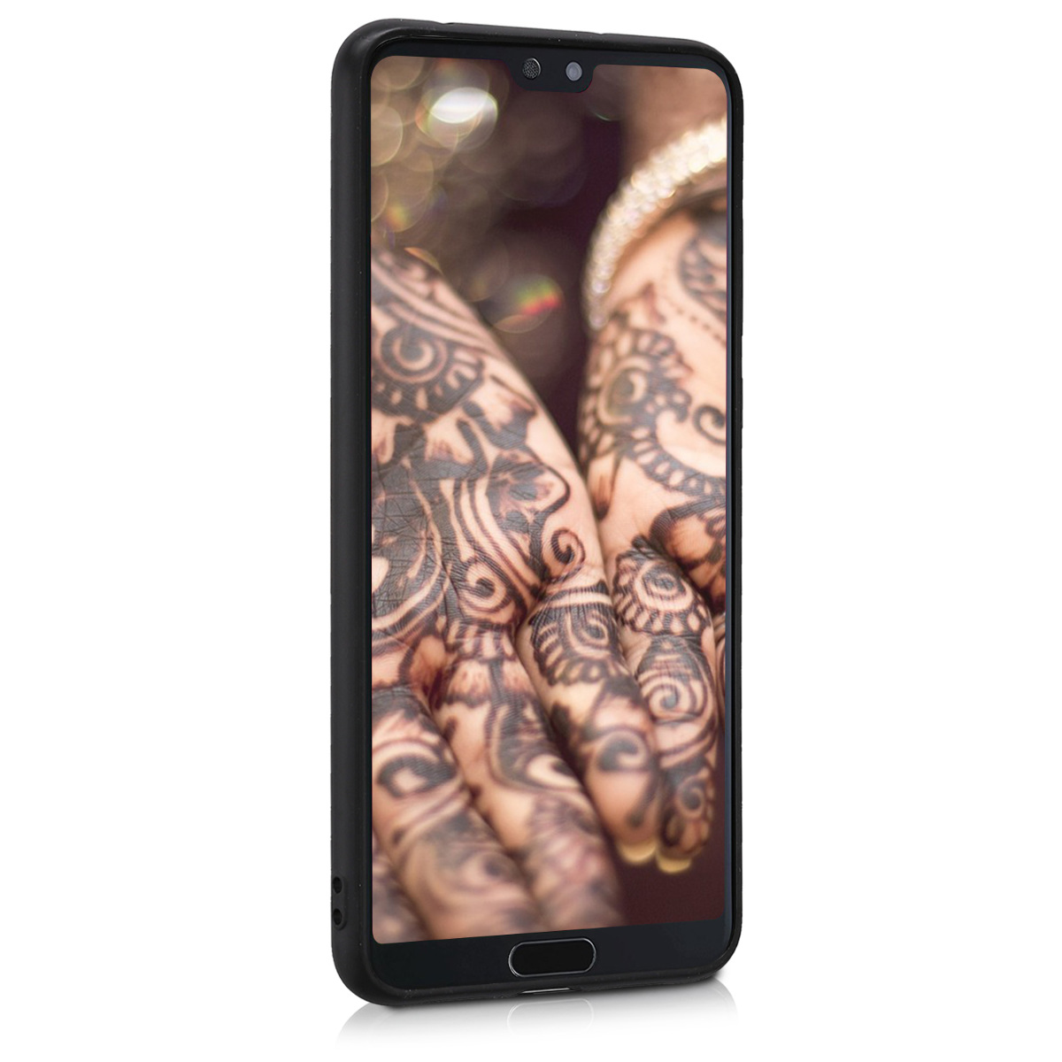 Dřevěný kryt kwmobile Huawei P20 Pro, tmavě hnědý