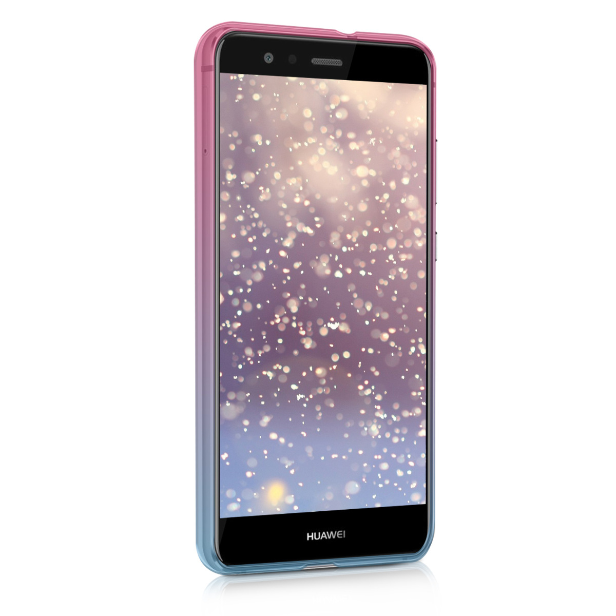 Kryt kwmobile pro Huawei P10 Lite, dvoubarevná tmavě růžová / modrá / transparentní