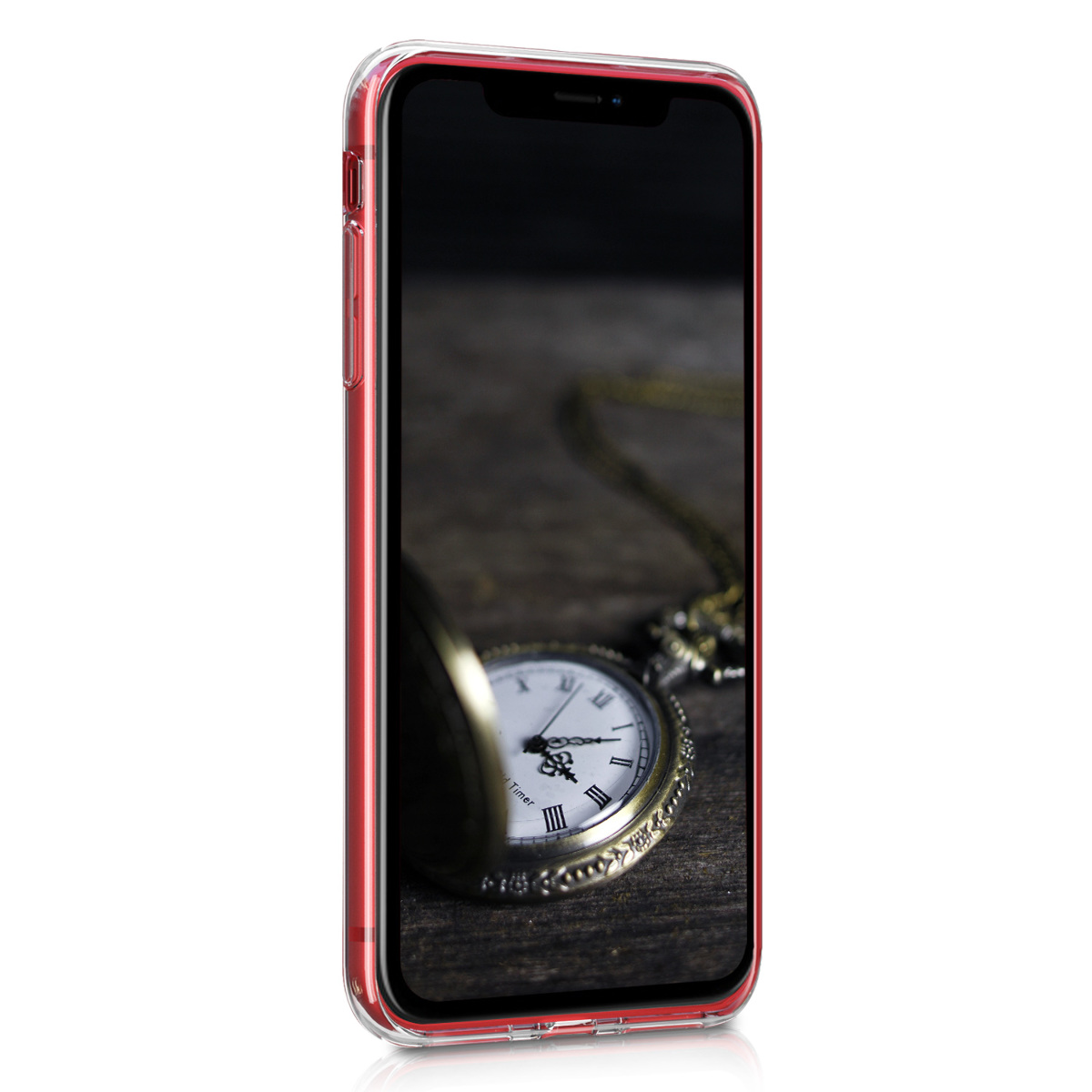 Čirý kryt na mobil kwmobile pro Apple iPhone XR - motiv basketbalista černá / bílá / čirá
