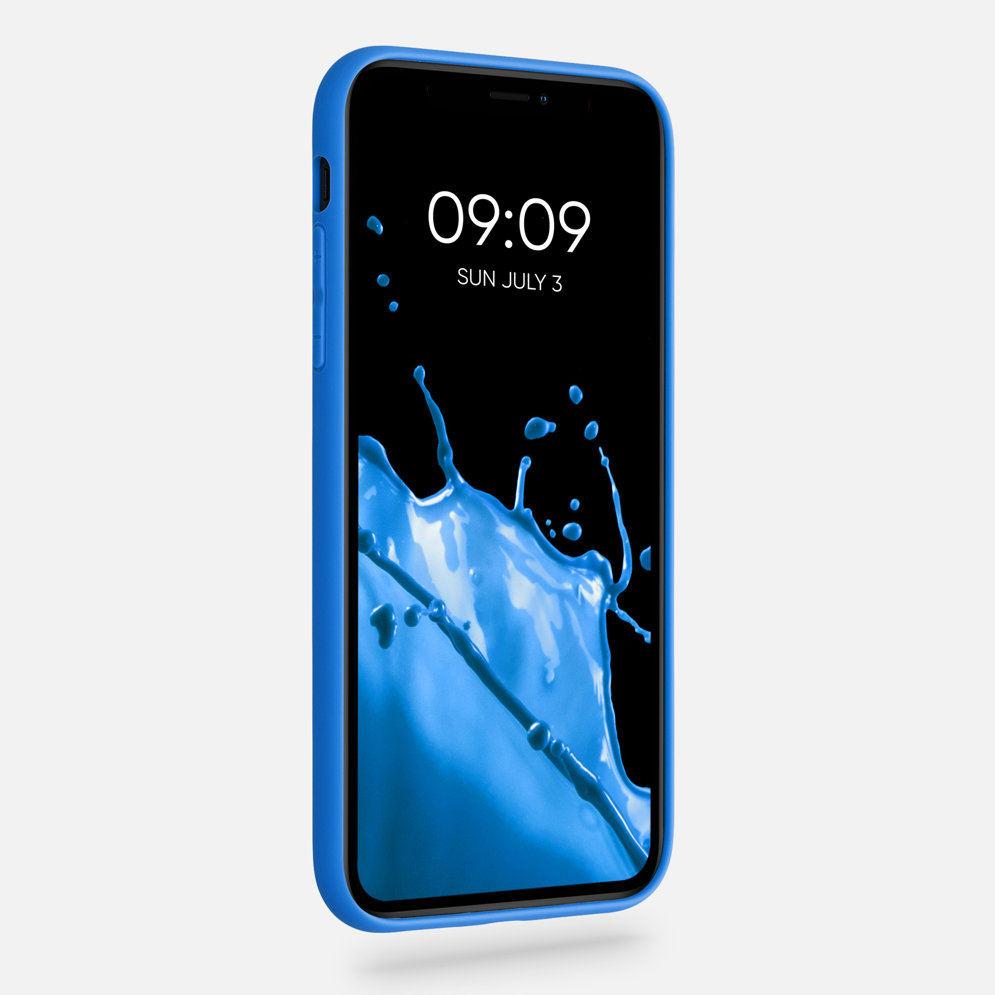 Pouzdro pro Apple iPhone XR kwmobile TPU - neonově modrá