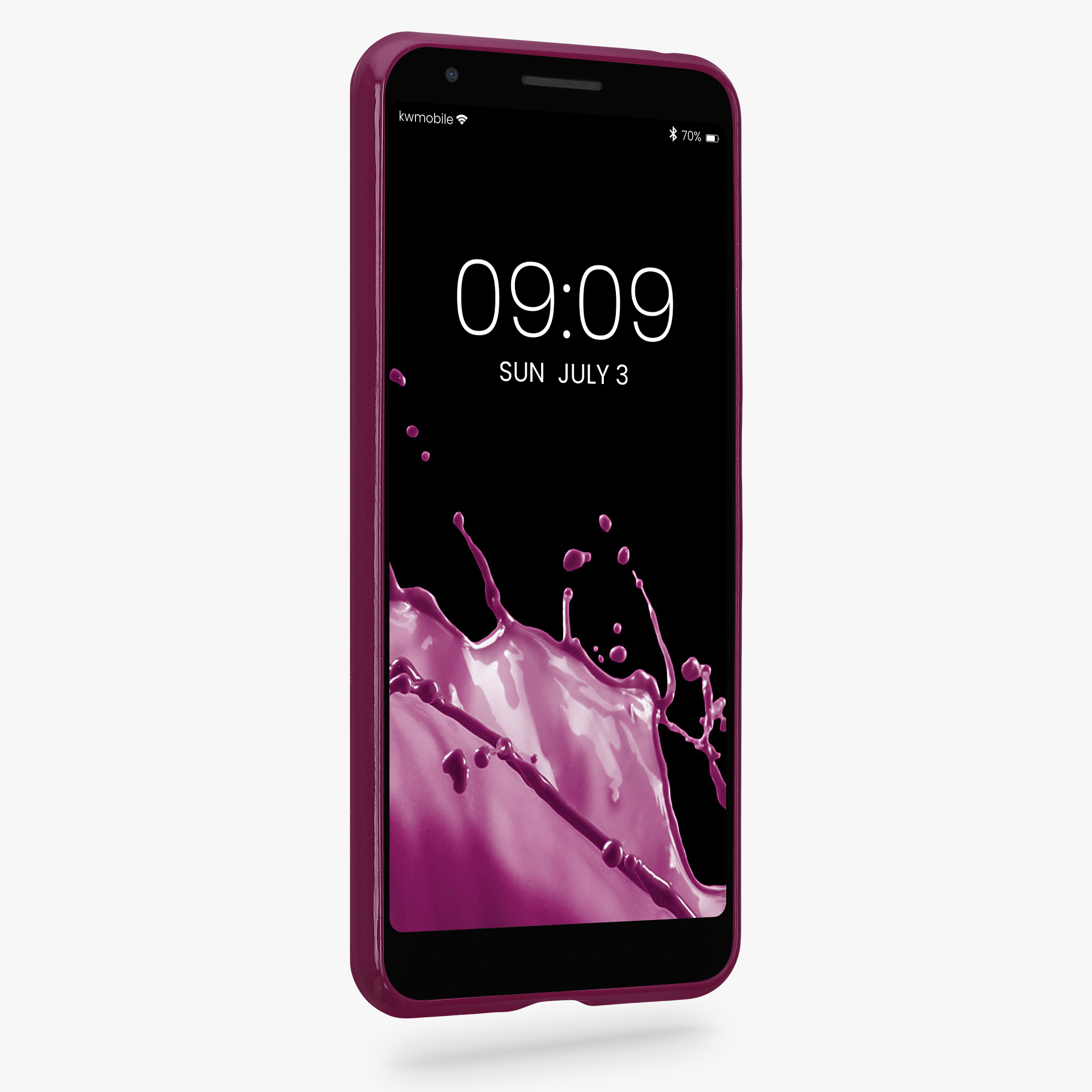 Silikonový kryt kwmobile pro Google Pixel 3 - bordó fialová