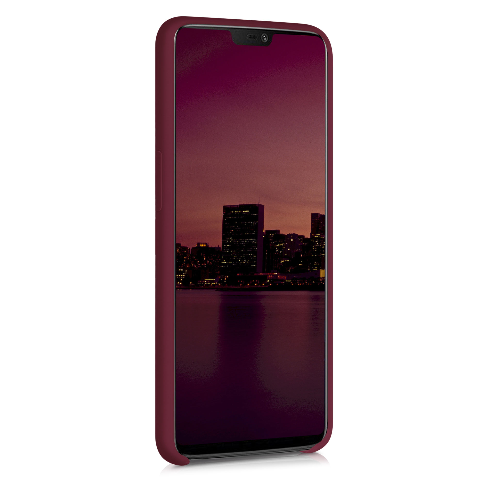 Kryt na mobil OnePlus 6 kwmobile TPU červená rebarbora