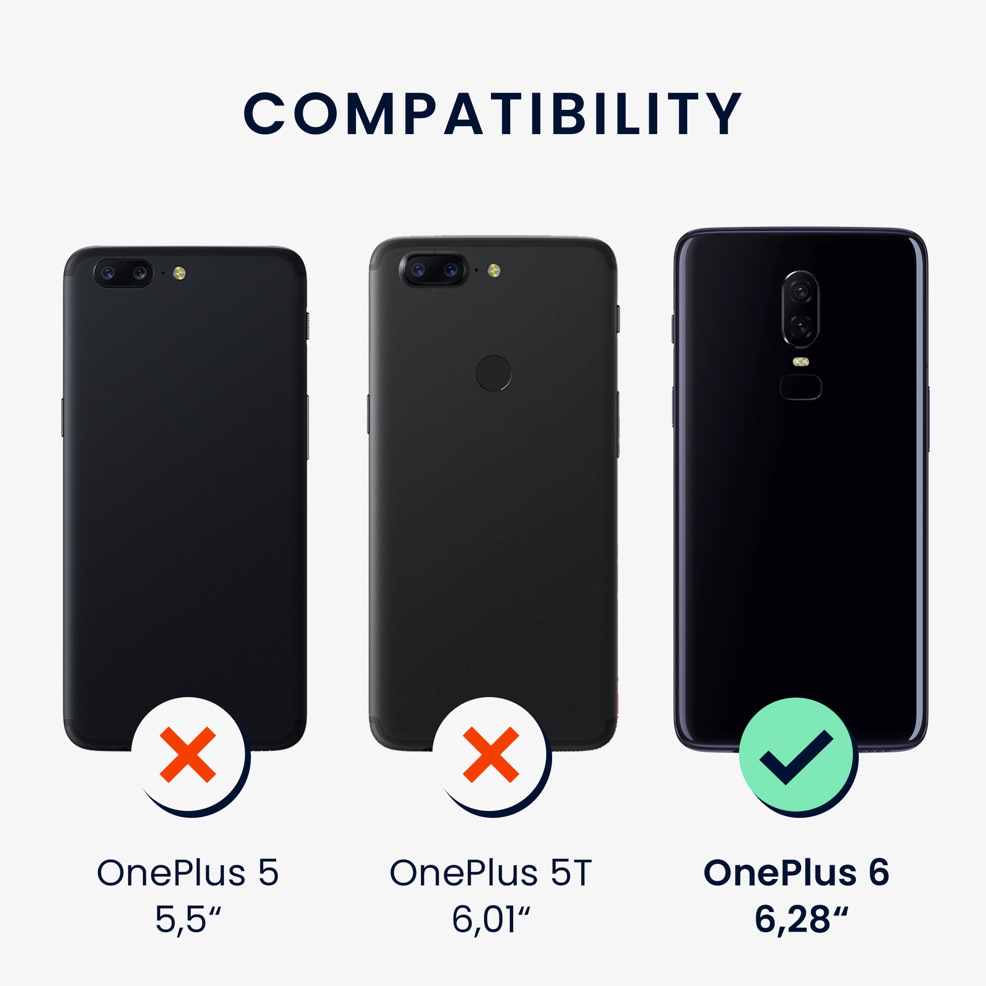 Kryt na mobil OnePlus 6 kwmobile TPU matná černá