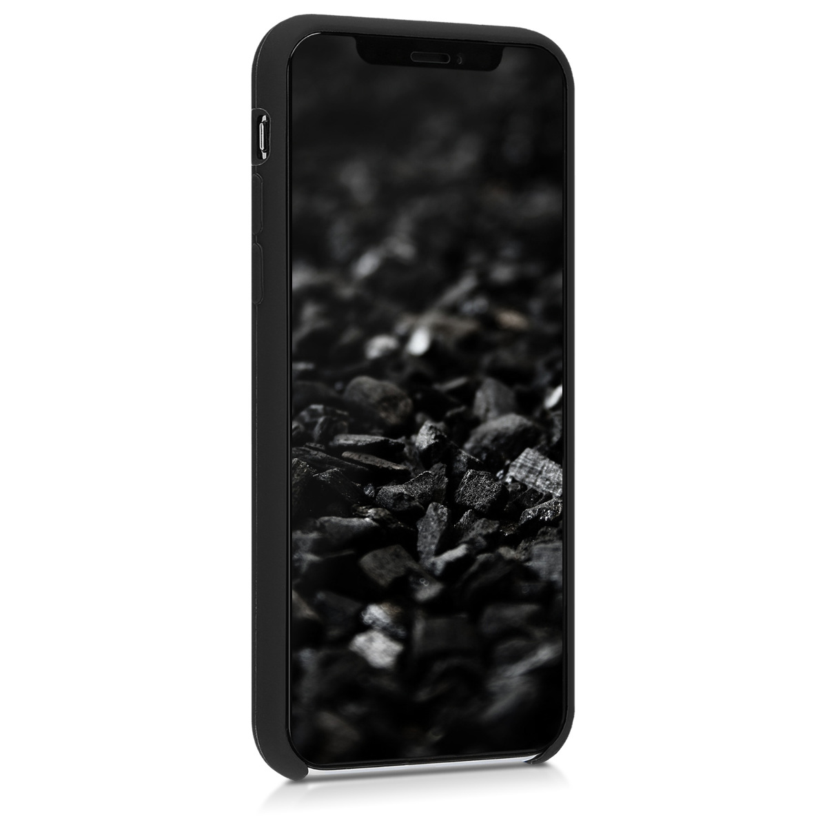 Silikonový kryt na mobil kwmobile pro Apple iPhone XS - černá