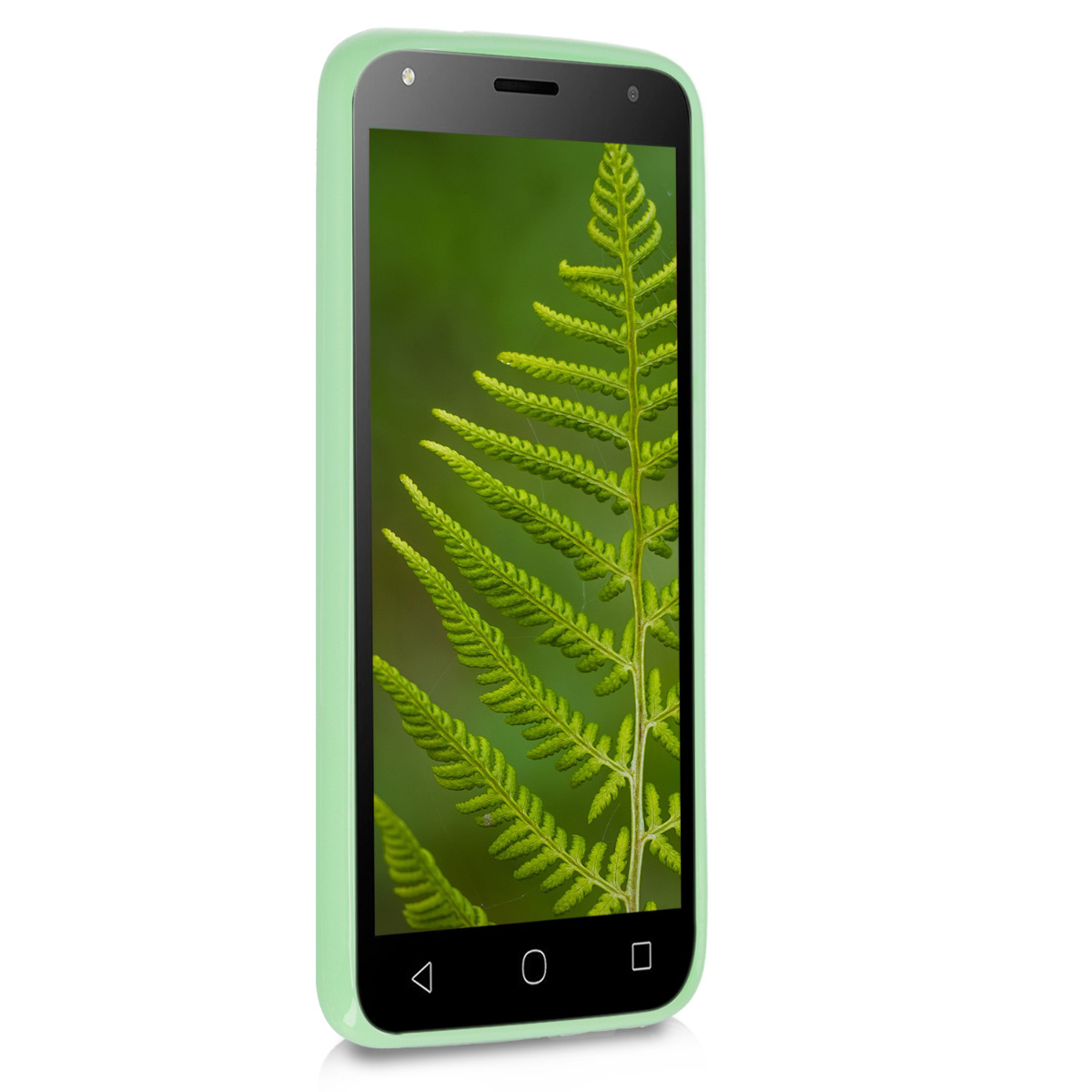 Kryt na mobil Alcatel 1 kwmobile TPU matně mátový