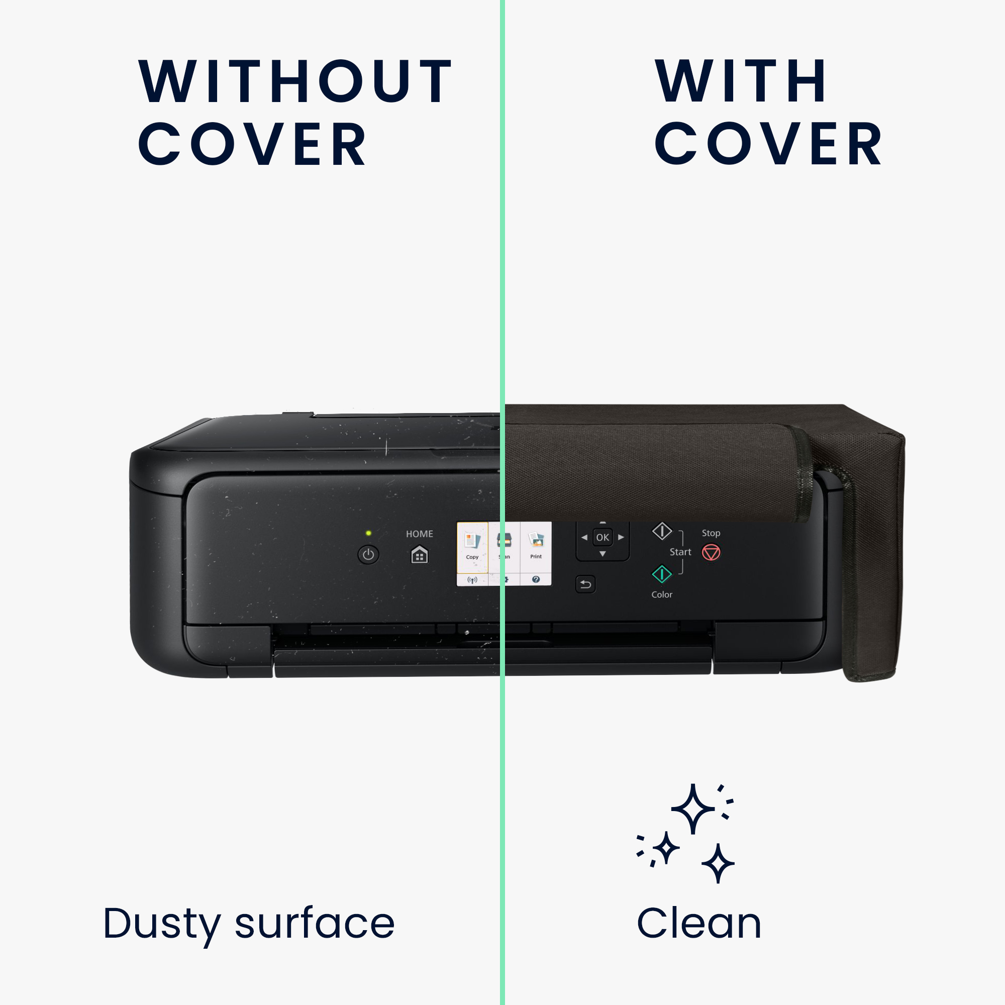 Ochranný obal Canon Pixma TS5150 kwmobile tmavě šedé