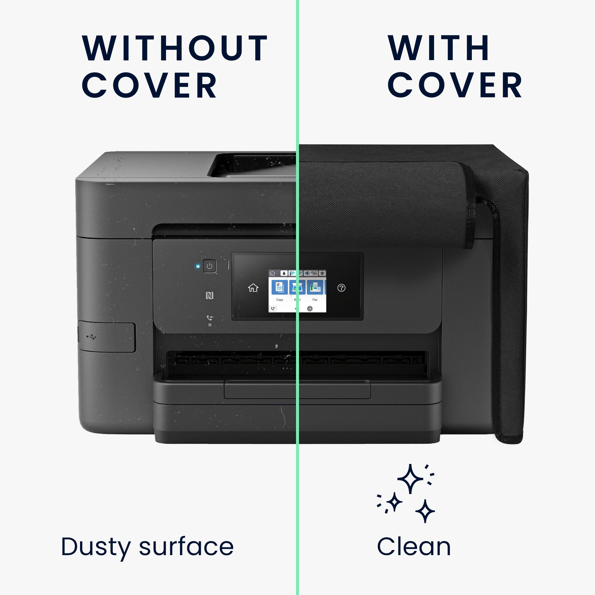 Ochranný obal na tiskárnu Epson WorkForce Pro WF-3725DWF černé
