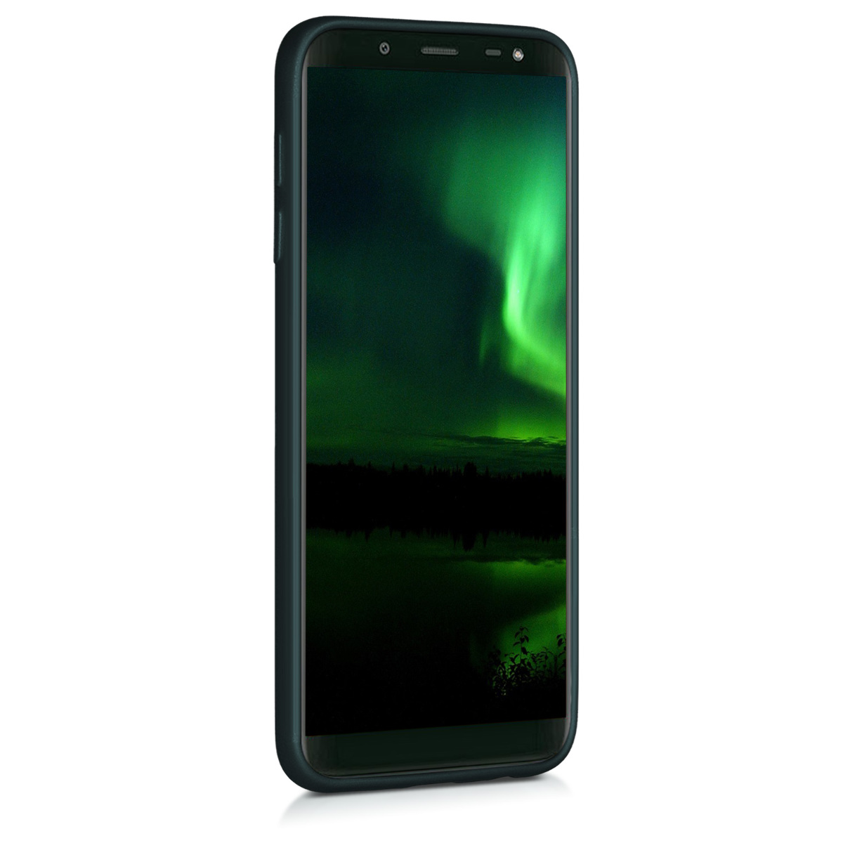 Metalický kryt na mobil Samsung Galaxy J6 kwmobile Metallic Teal
