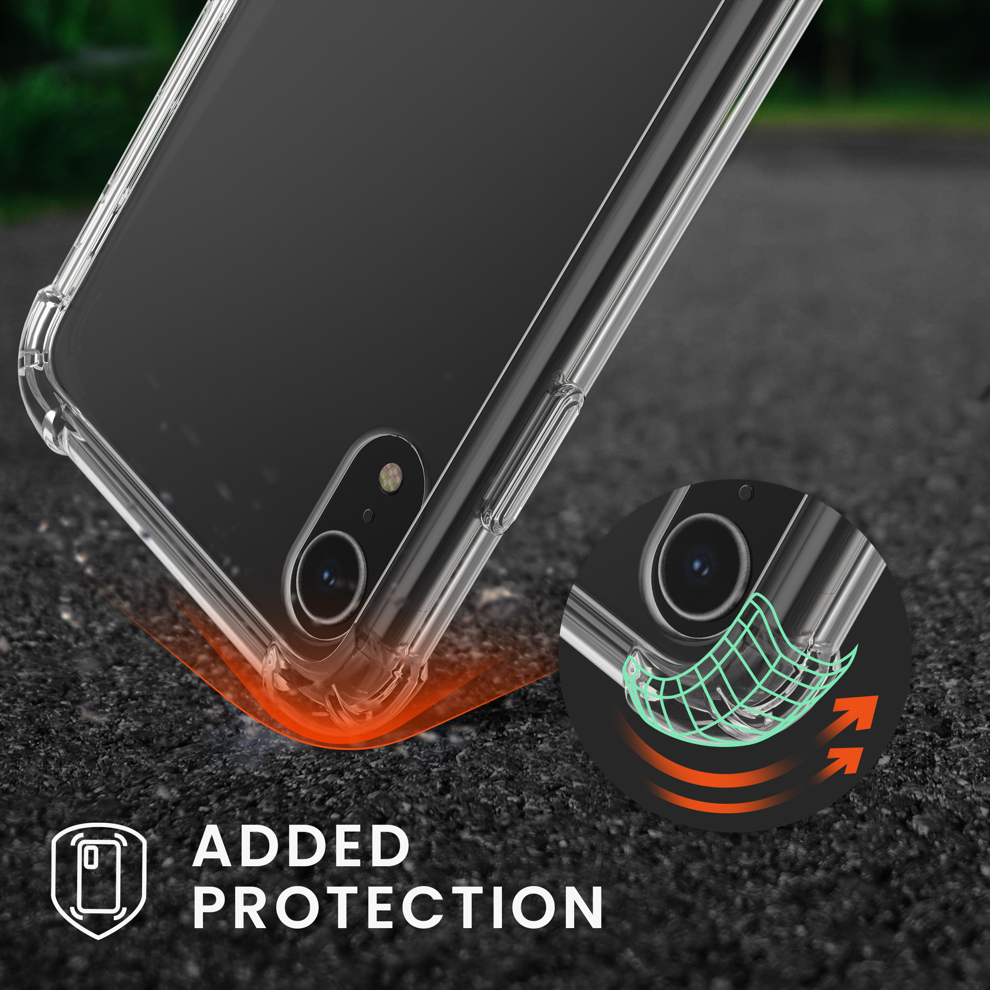 Crossbody kryt na mobil kwmobile pro Apple iPhone XR - tmavě růžová / čirá / fialová / žlutá
