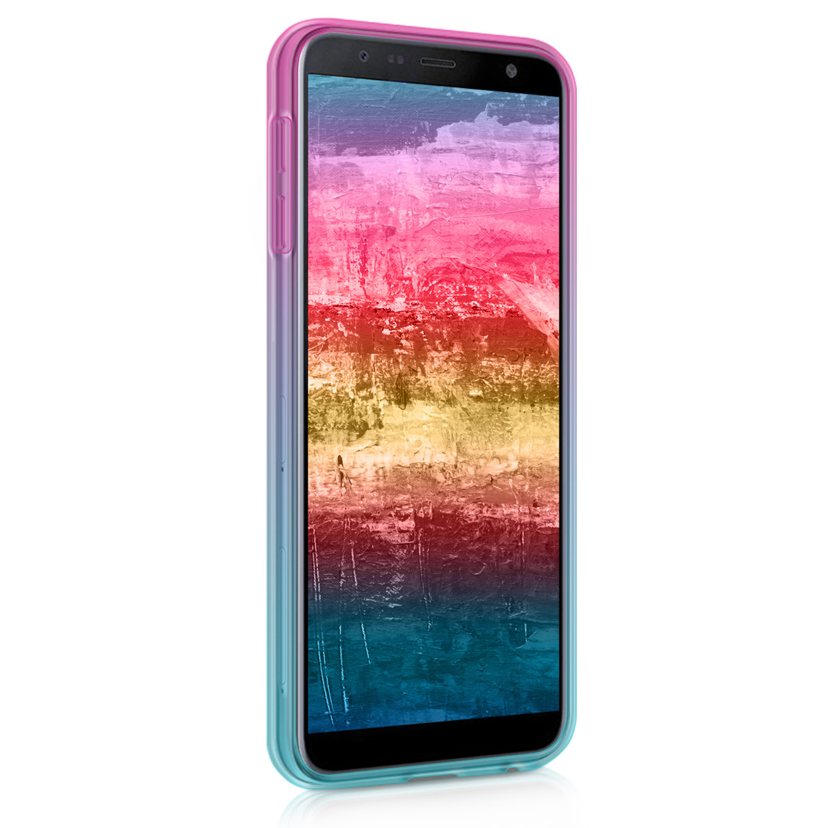 Kryt na mobil Samsung Galaxy J6+ / J6 Plus DUOS kwmobile TPU transparentní