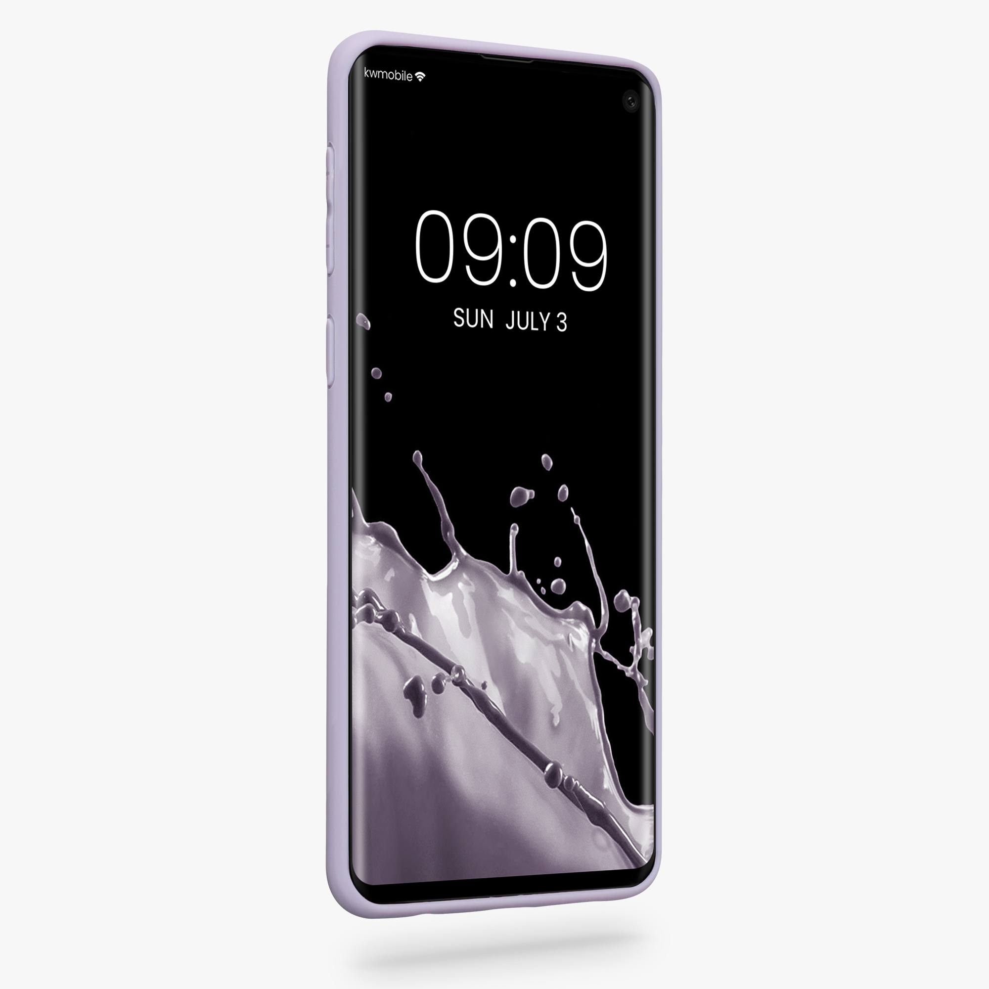 Kryt na mobil Samsung Galaxy S10 kwmobile TPU levandulový