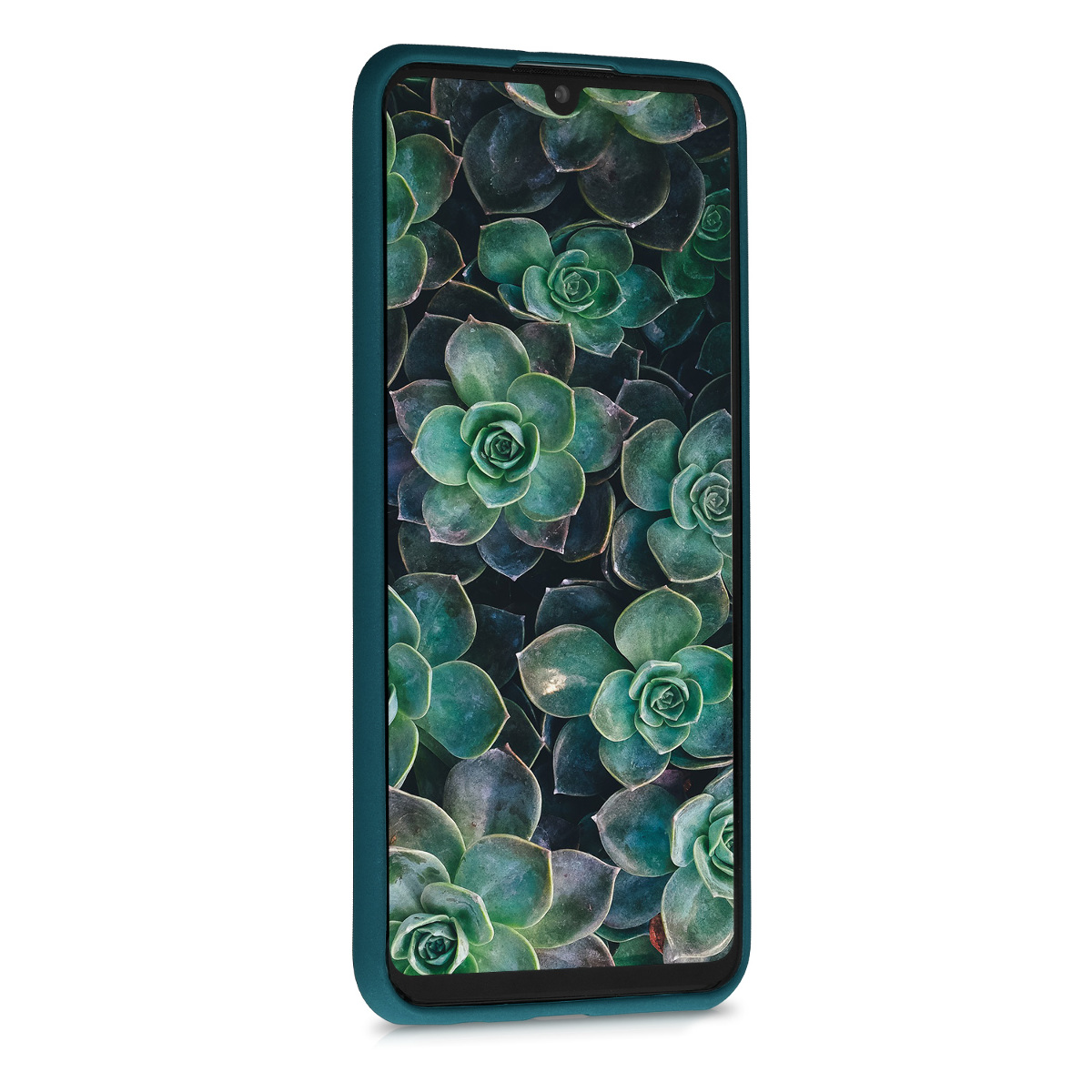 Kryt kwmobile Huawei P30 Lite, metalická petrolejová