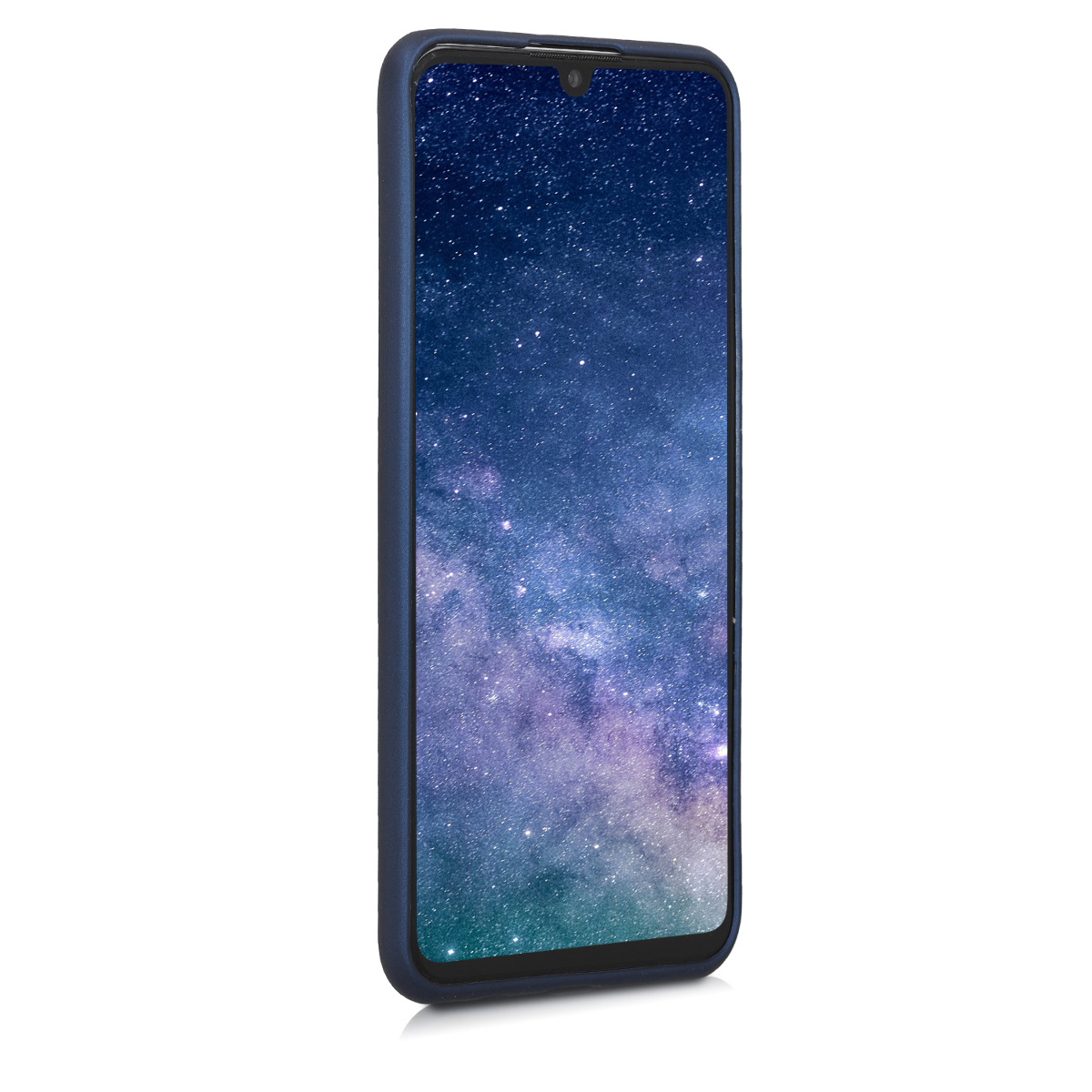 Kryt kwmobile Huawei P30 Lite, metalická tmavě modrá