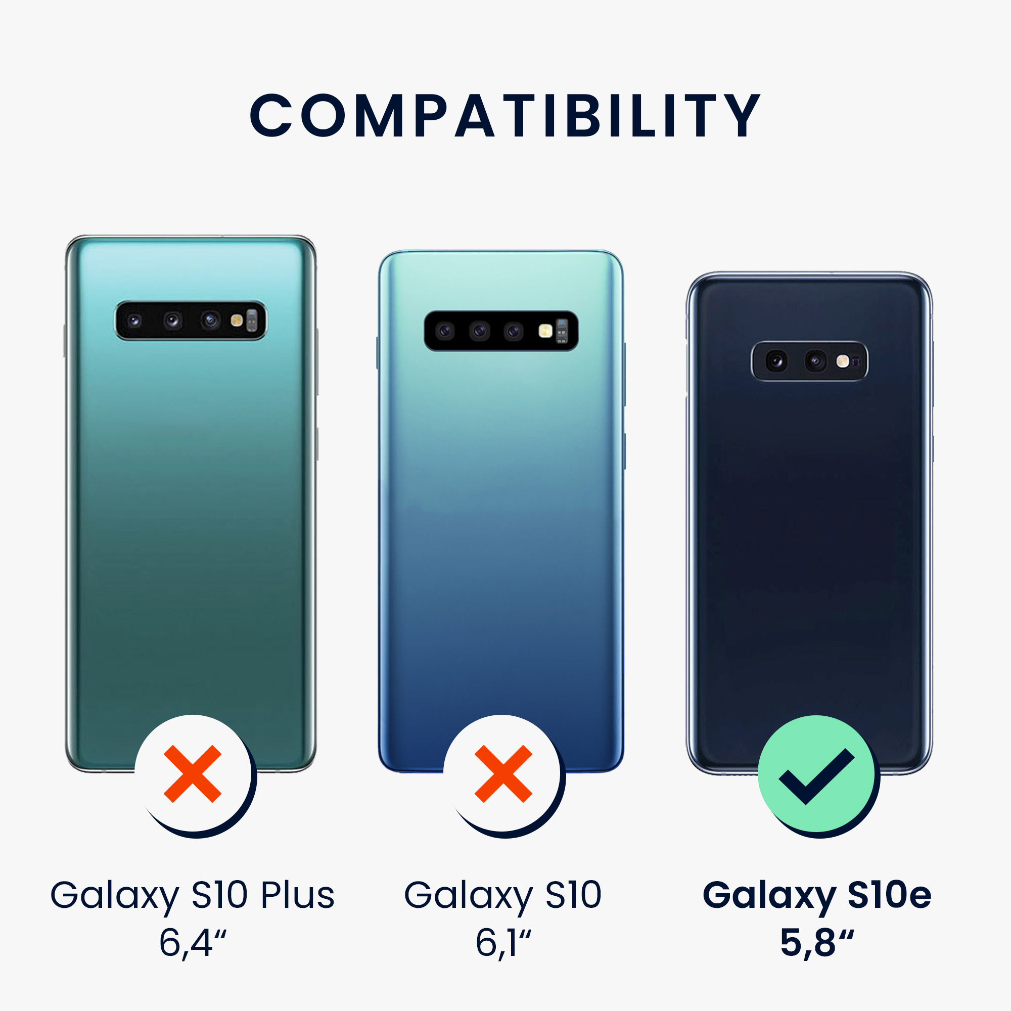 Metalický kryt na mobil Samsung Galaxy S10e kwmobile metalicky modrý