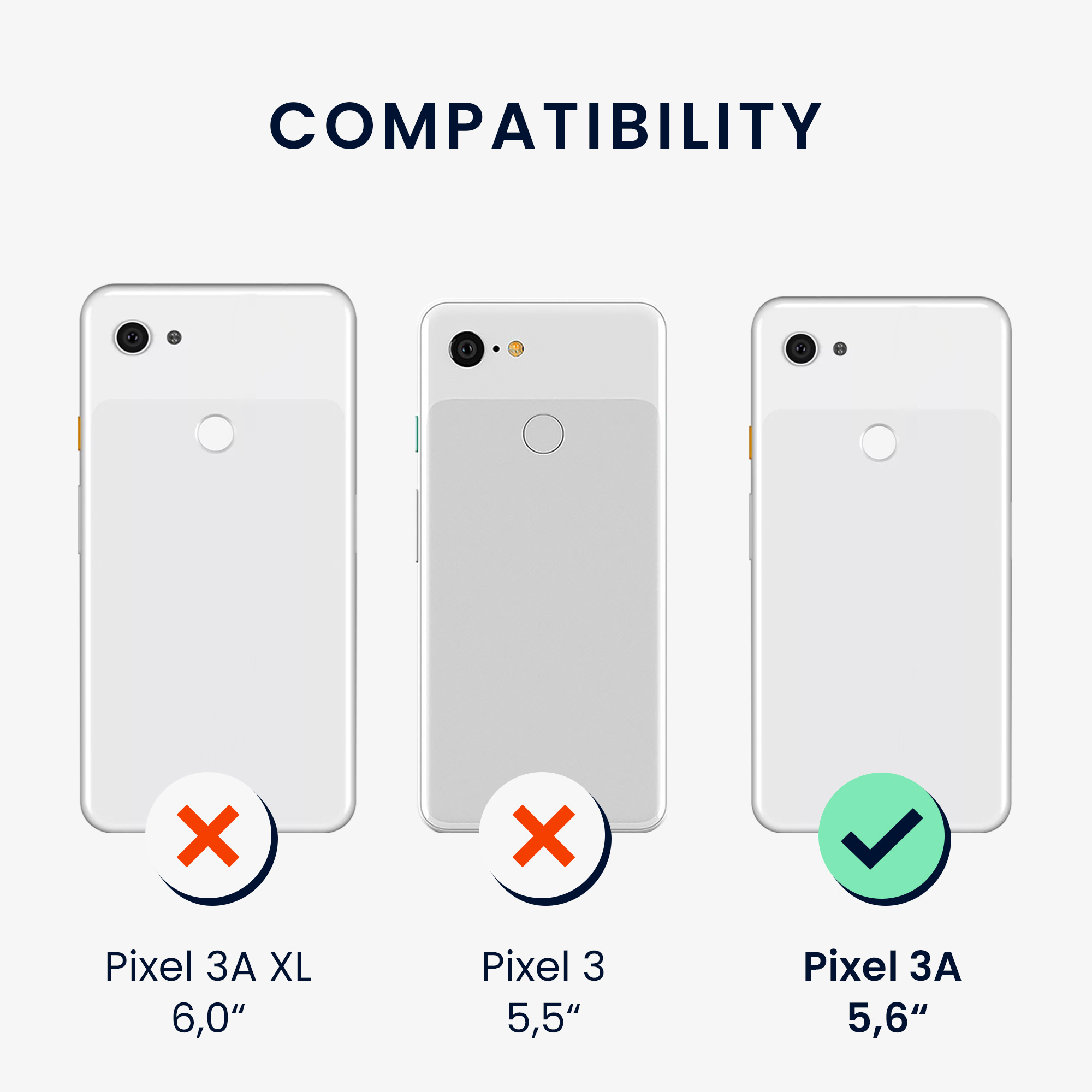 Zadní kryt kwmobile pro Google Pixel 3a - mechově zelená