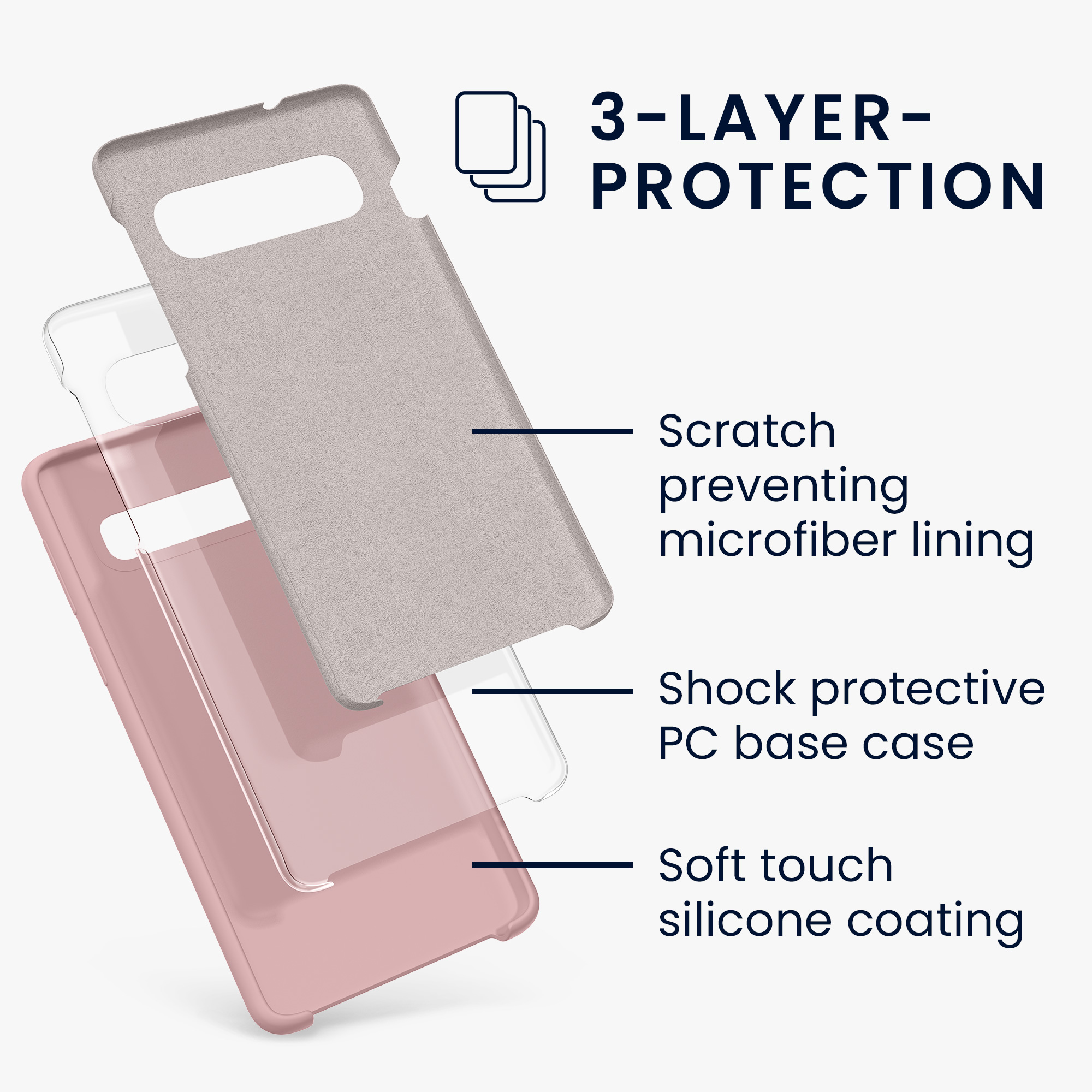 Kryt na mobil Samsung Galaxy S10 kwmobile TPU růžový