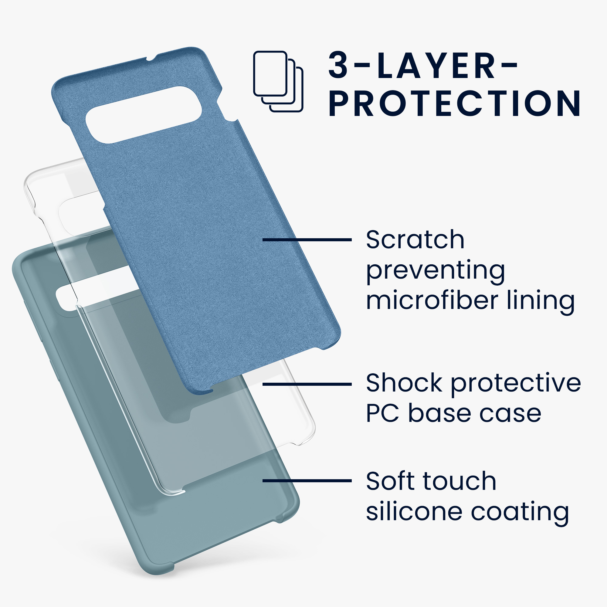 Kryt na mobil Samsung Galaxy S10 kwmobile TPU Antique Stone