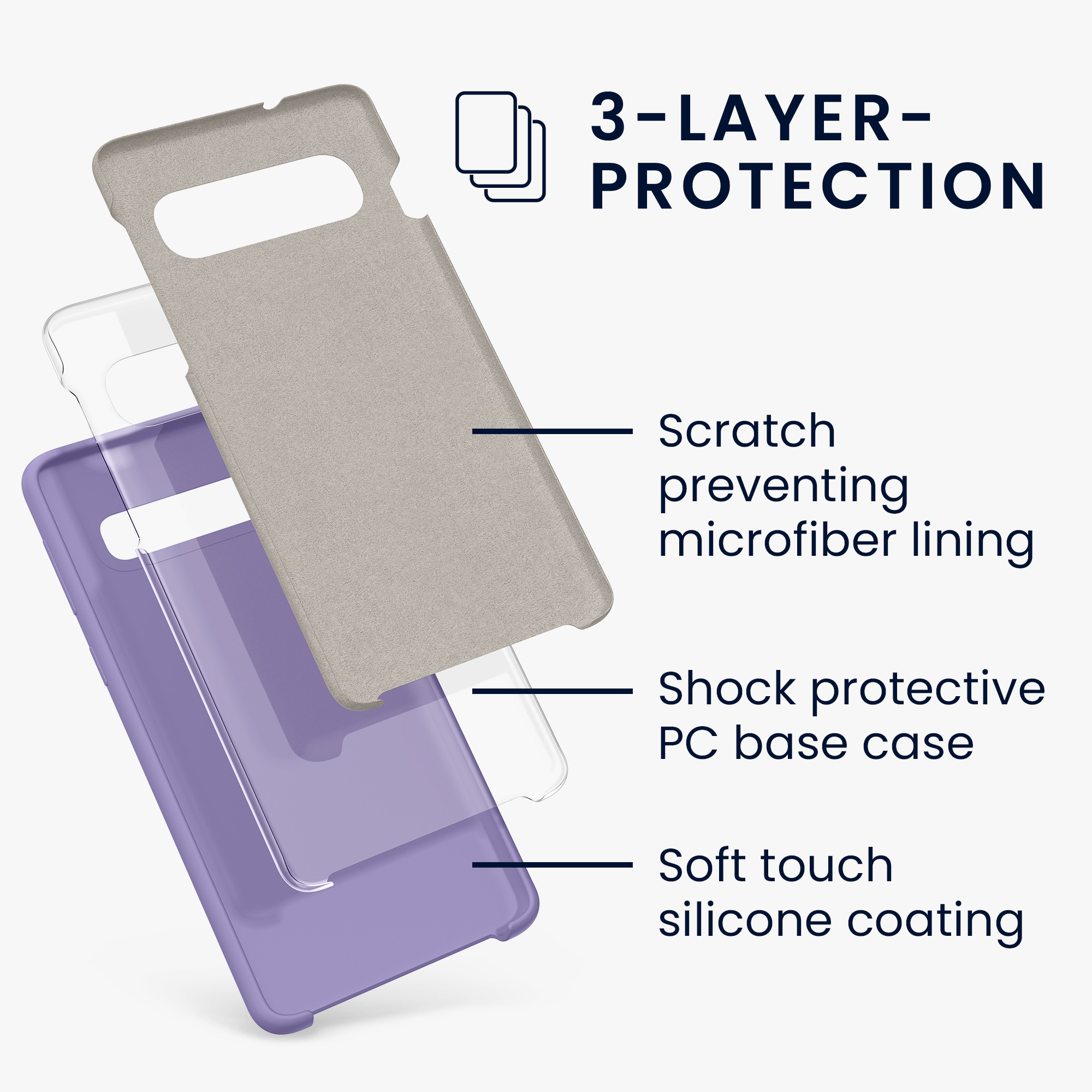Kryt na mobil Samsung Galaxy S10 kwmobile TPU fialovo-purpurový
