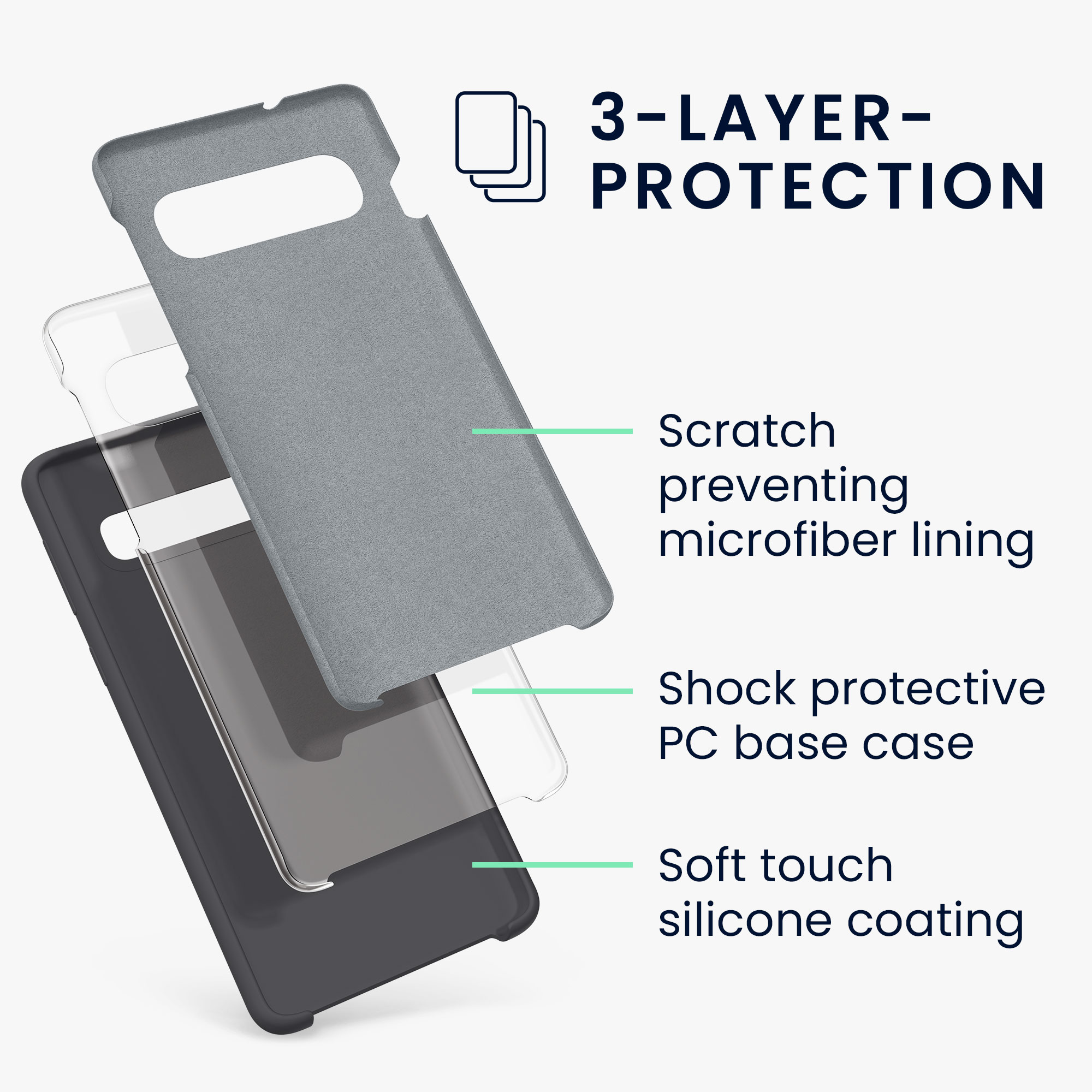 Kryt na mobil Samsung Galaxy S10 kwmobile TPU matně černý