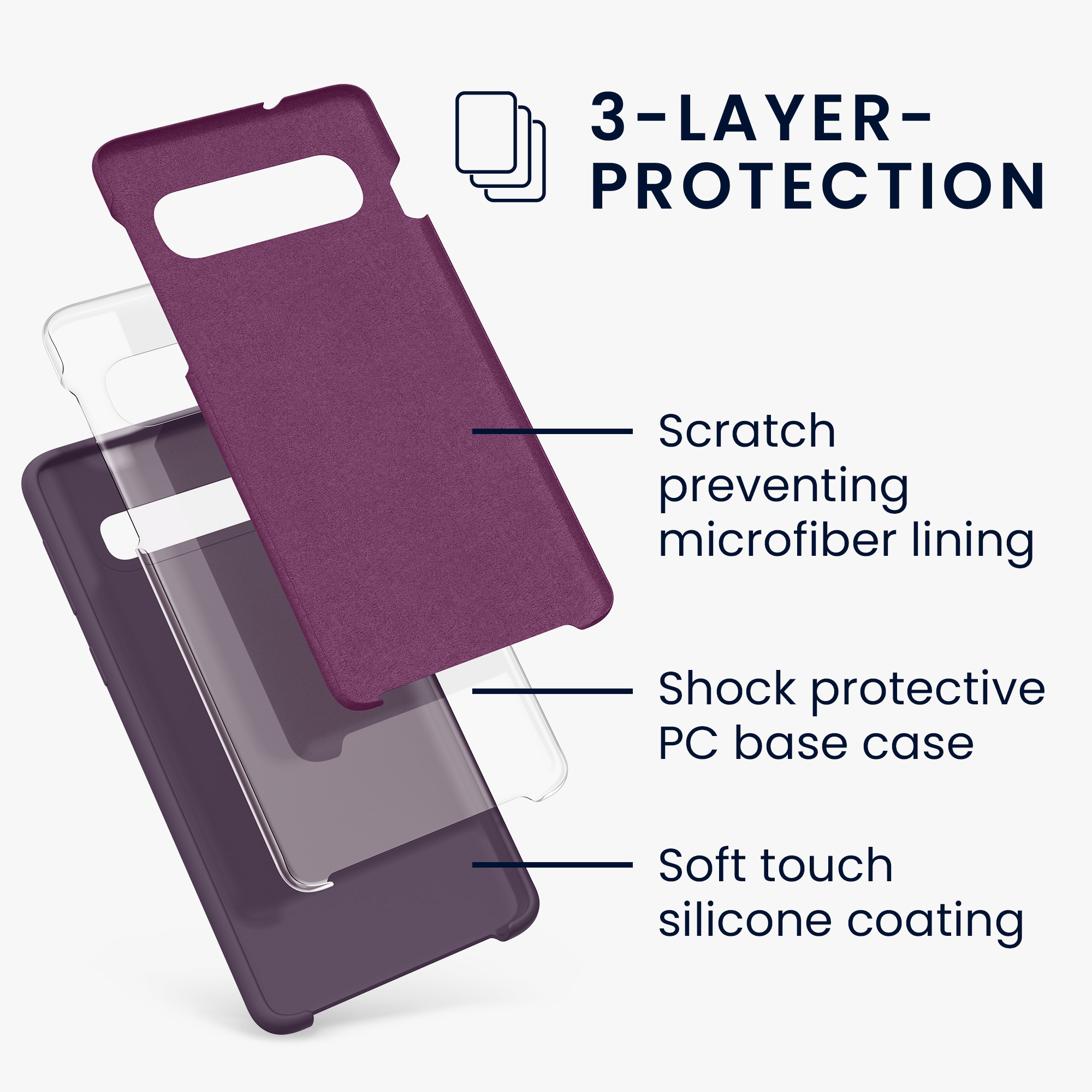 Kryt na mobil Samsung Galaxy S10 kwmobile TPU Pale Iris