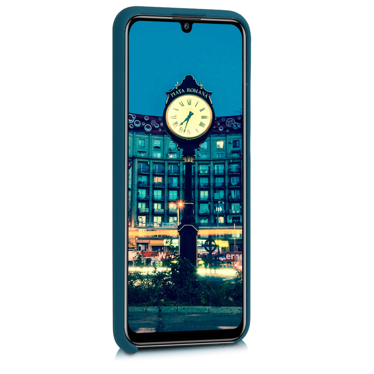 Kryt kwmobile pro Huawei P Smart (2019), matná petrolejová
