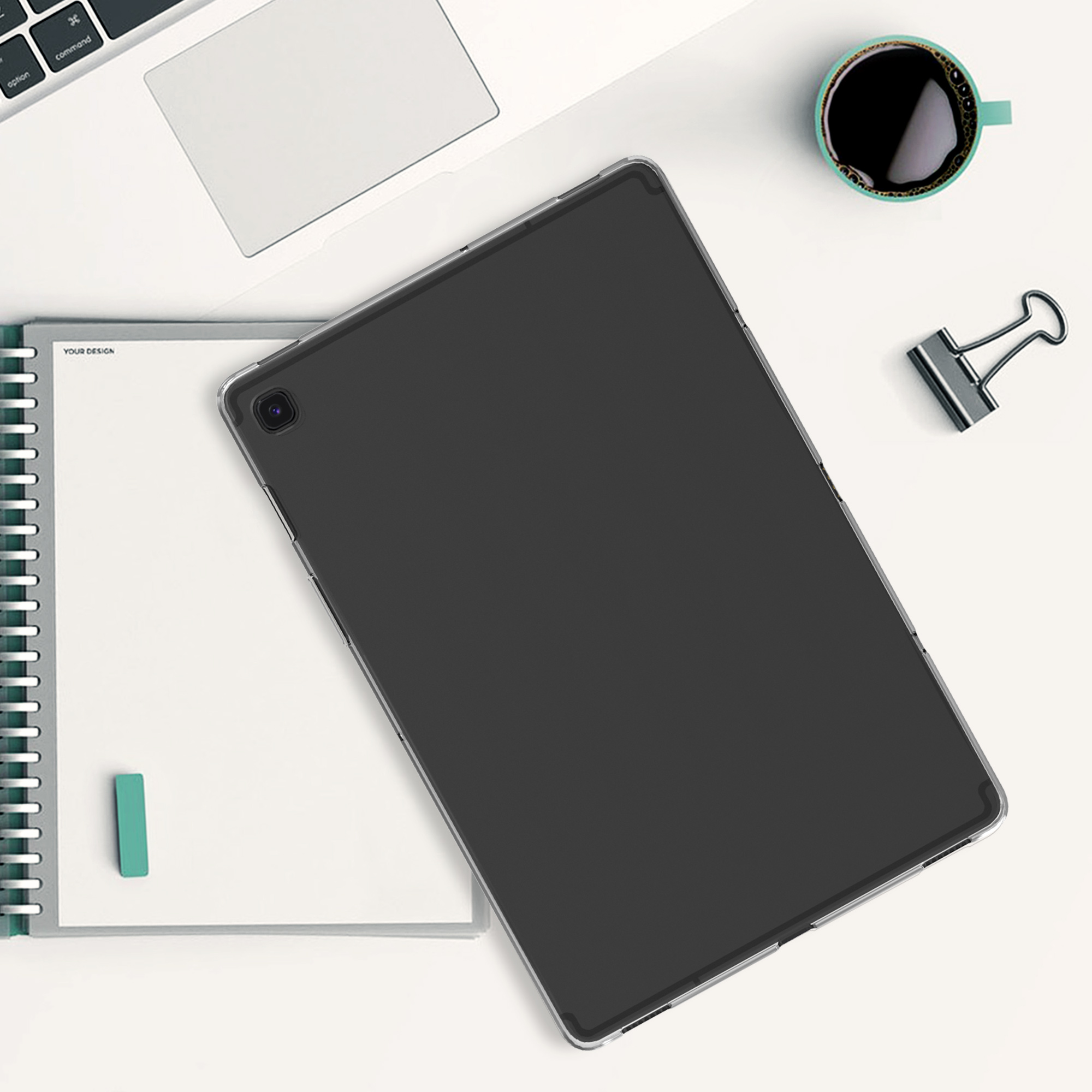 Zadní obal na tablet Galaxy Tab S5e kwmobile matně transparentní