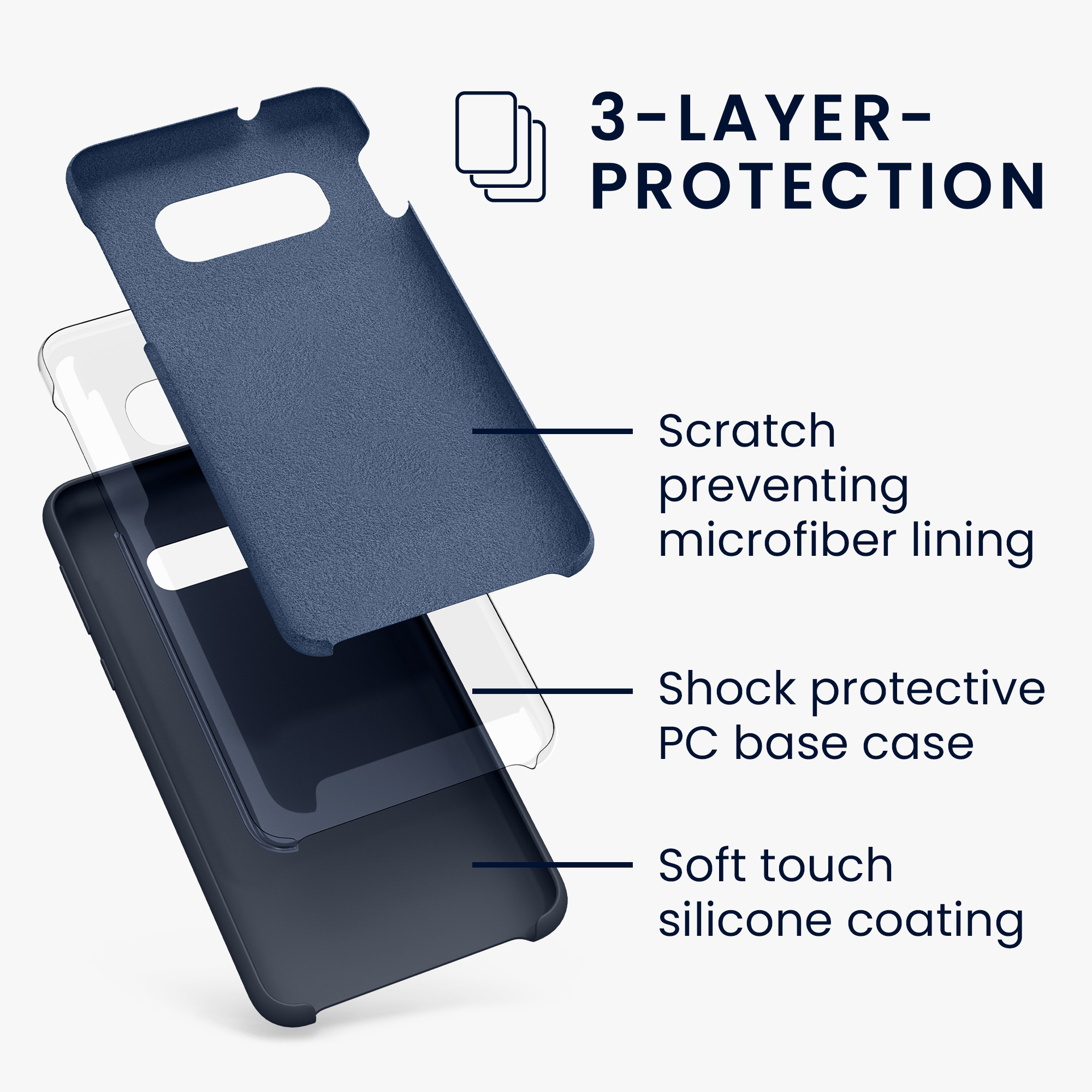 Kryt na mobil Samsung Galaxy S10e kwmobile TPU borůvkově modrý