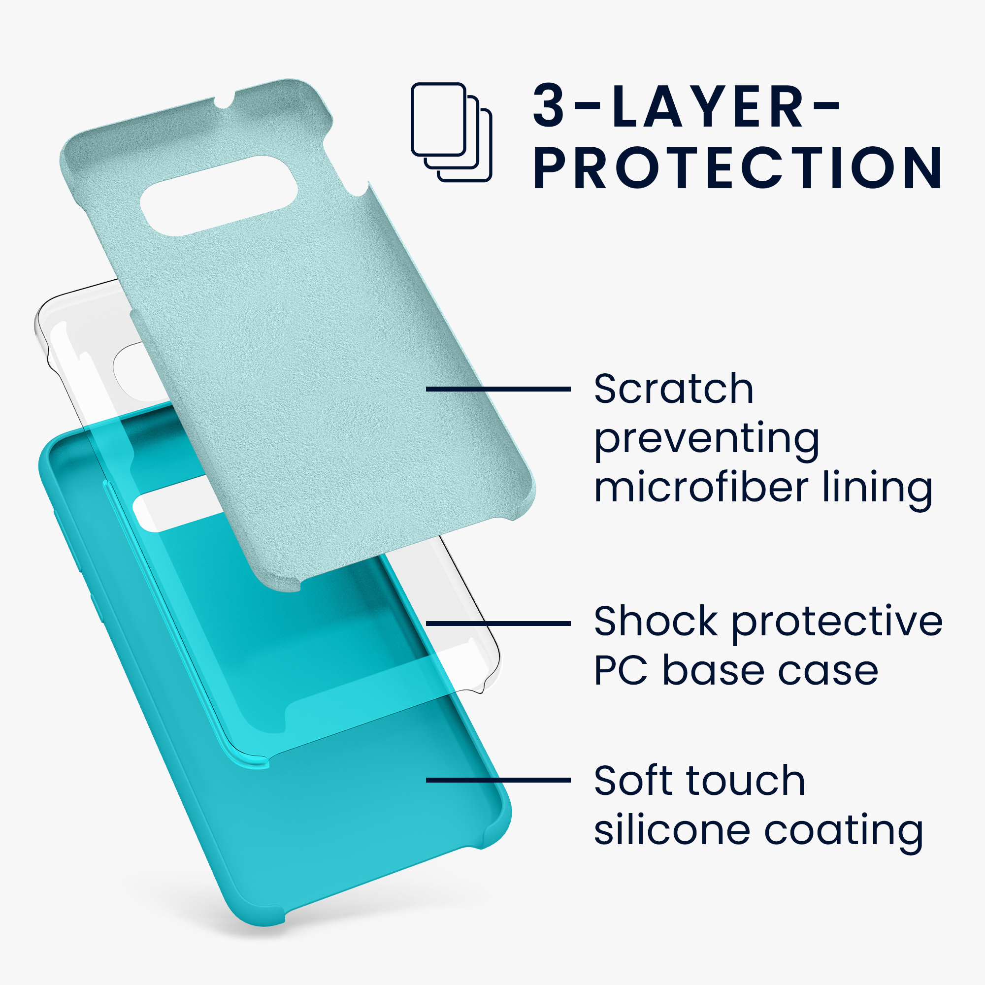 Kryt na mobil Samsung Galaxy S10e kwmobile TPU Cool Glacier