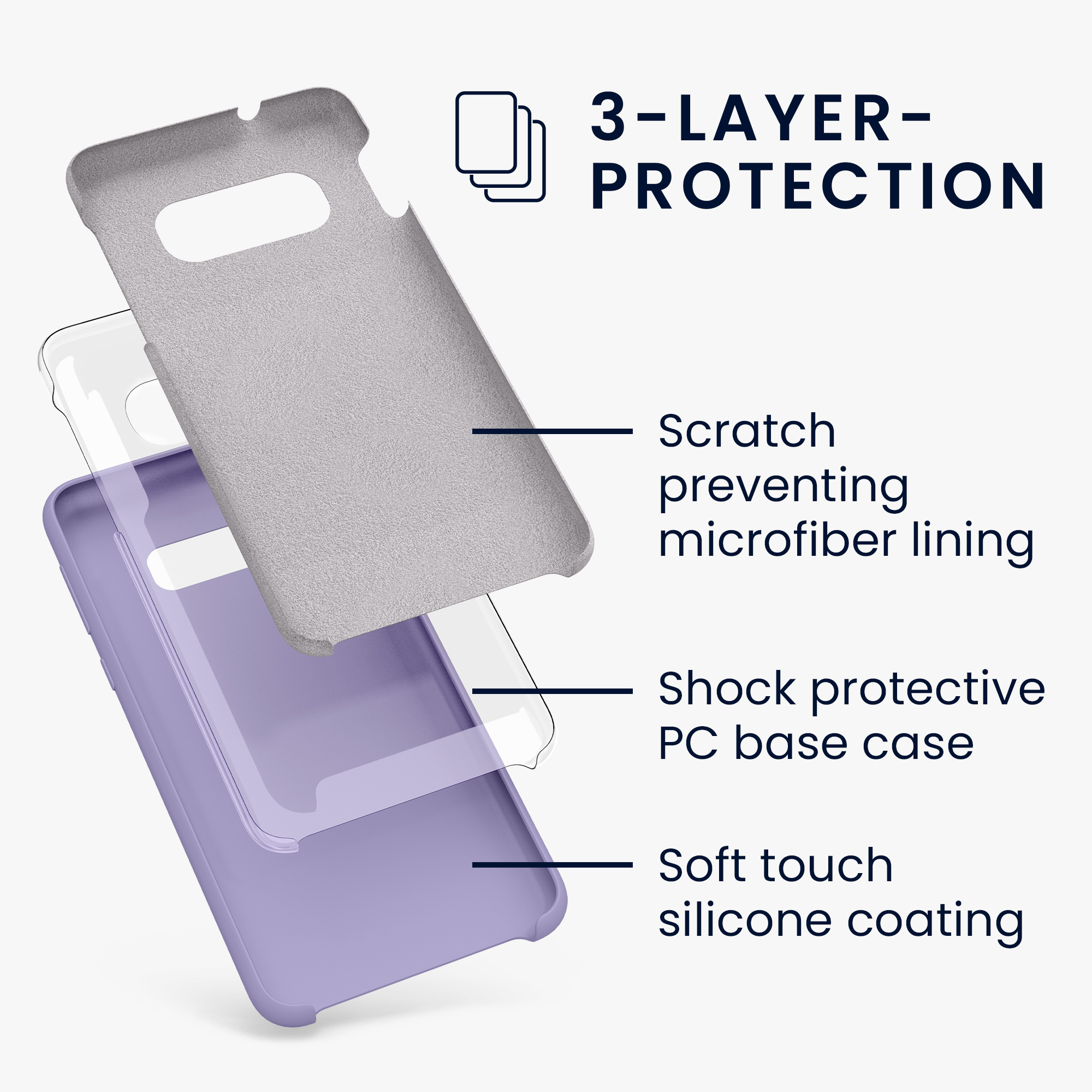 Kryt na mobil Samsung Galaxy S10e kwmobile TPU fialovo-purpurový