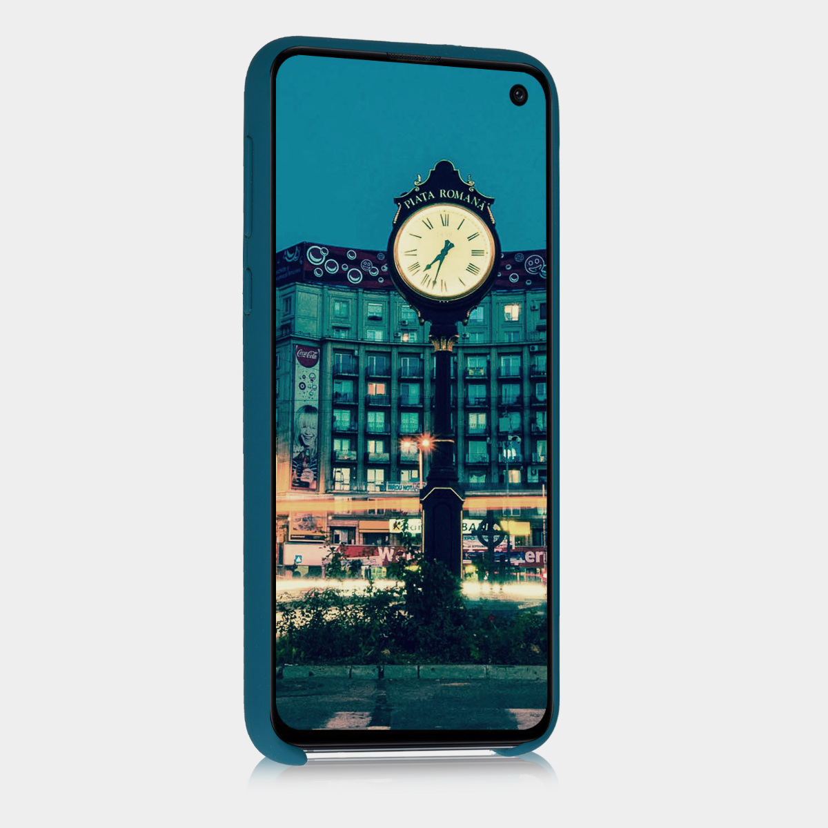 Kryt na mobil Samsung Galaxy S10e kwmobile TPU matně petrolejový