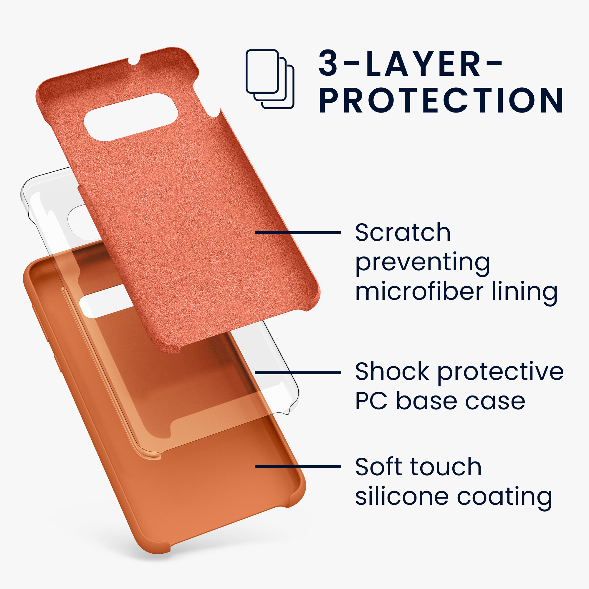 Kryt na mobil Samsung Galaxy S10e kwmobile TPU Warm Apricot