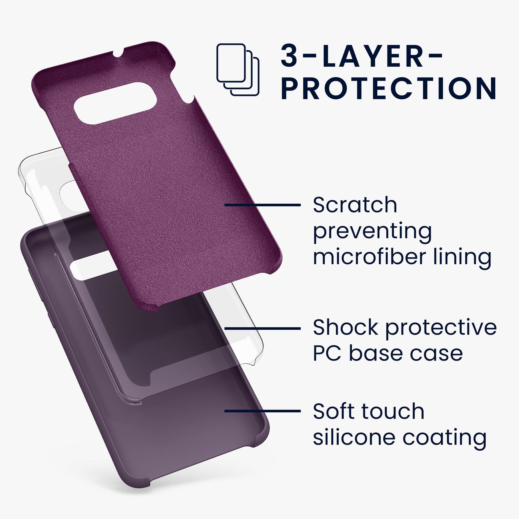 Kryt na mobil Samsung Galaxy S10e kwmobile TPU Pale Iris