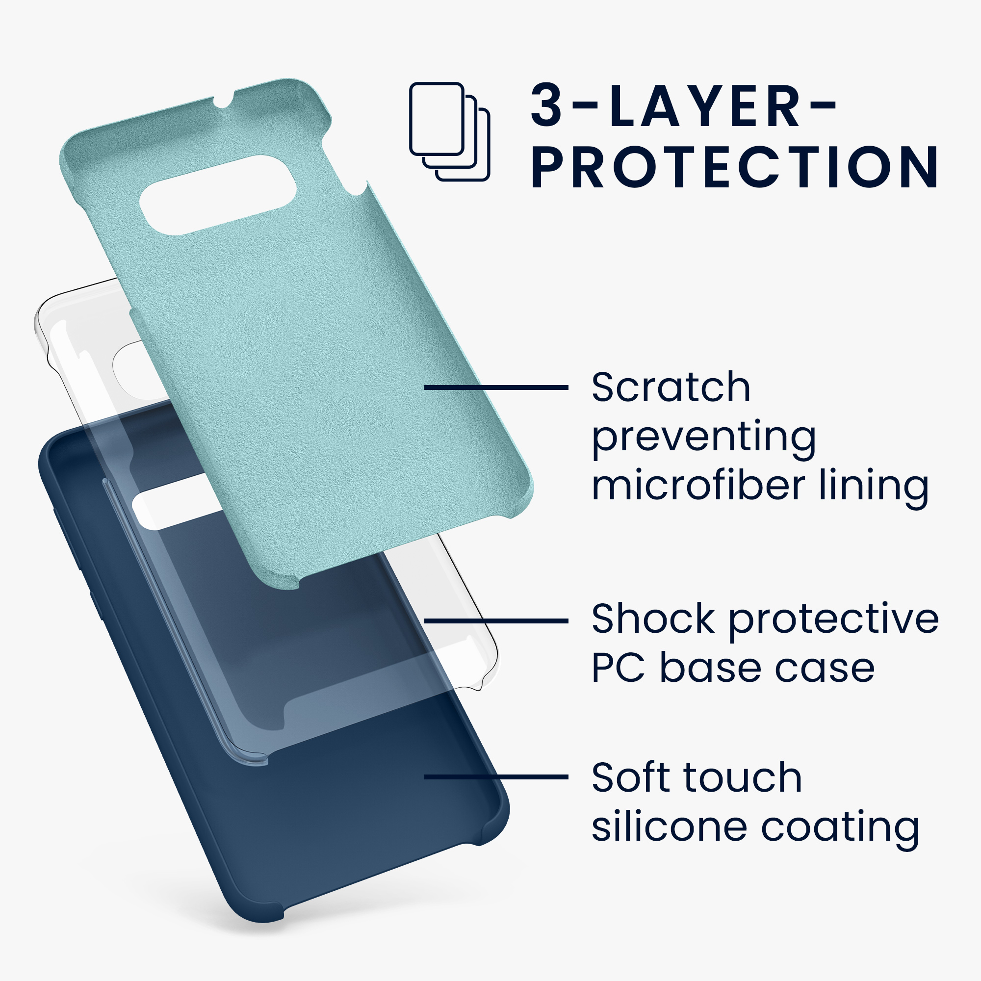 Kryt na mobil Samsung Galaxy S10e kwmobile TPU modrý