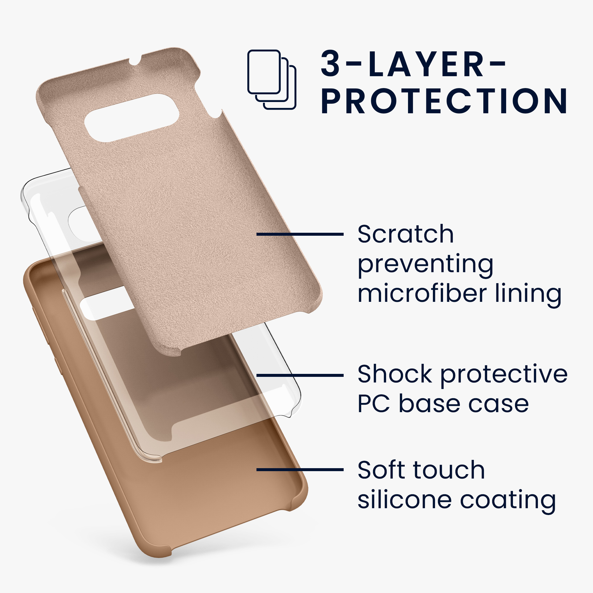 Kryt na mobil Samsung Galaxy S10e kwmobile TPU Cappuccino
