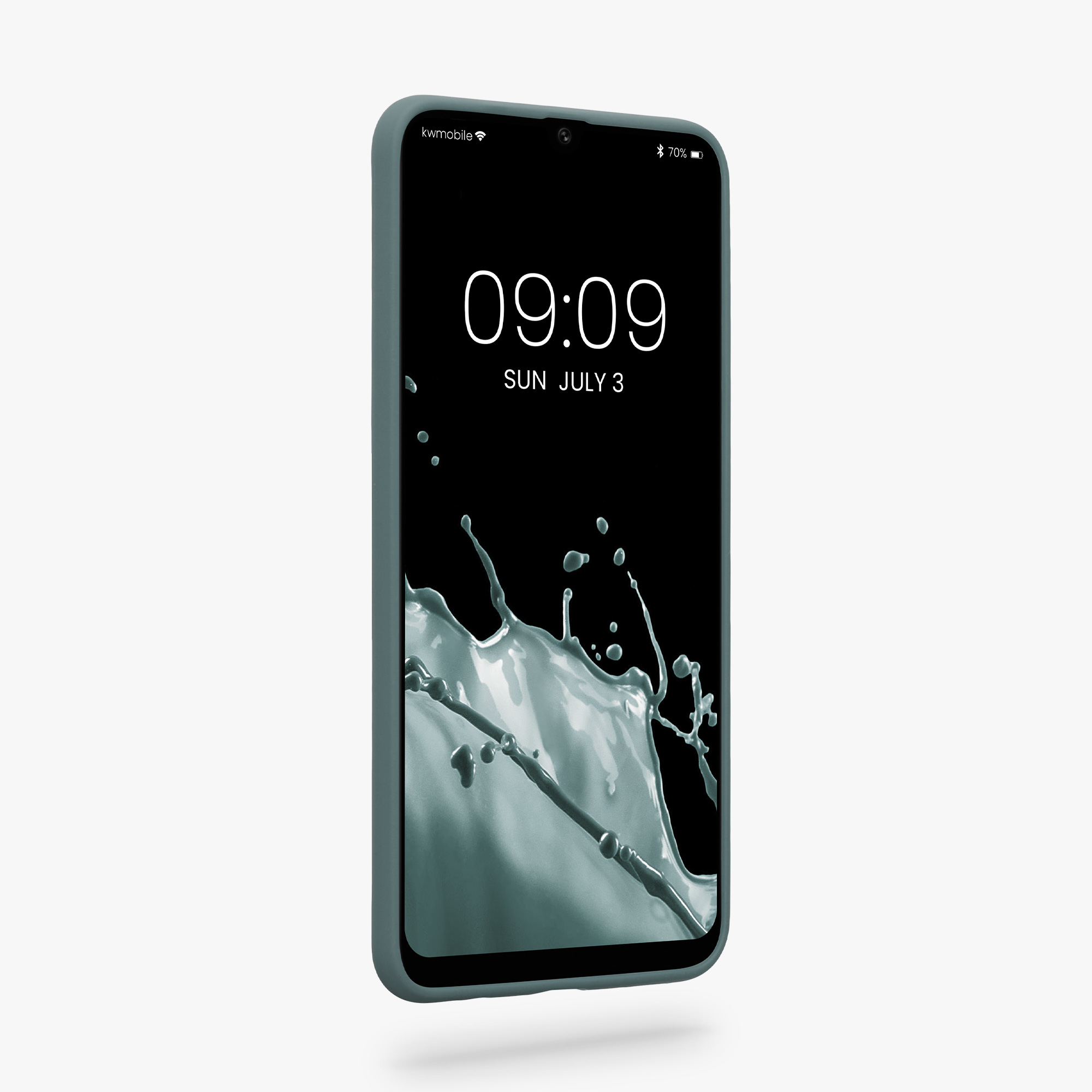 Kryt na mobil Samsung Galaxy A50 kwmobile TPU Modro-zelená