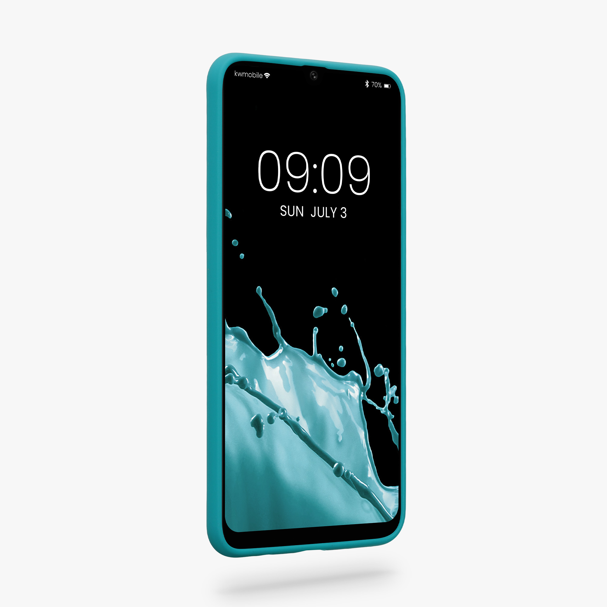 Kryt na mobil Samsung Galaxy A50 kwmobile TPU Matná petrolejová