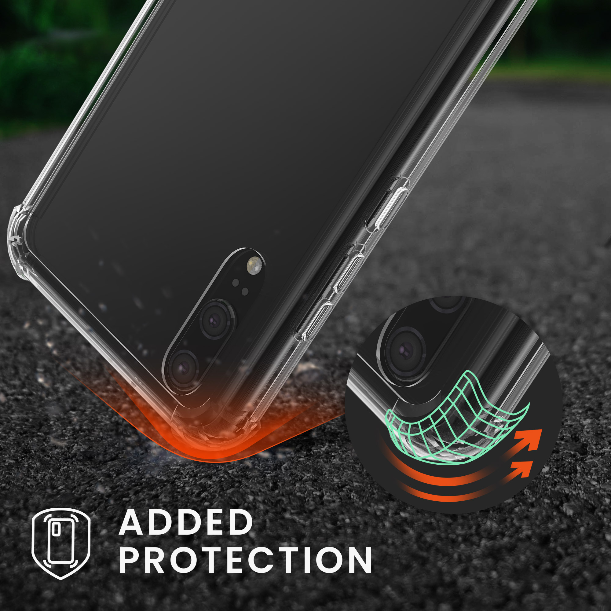 Crossbody kryt kwmobile pro Huawei P20, vícebarevná