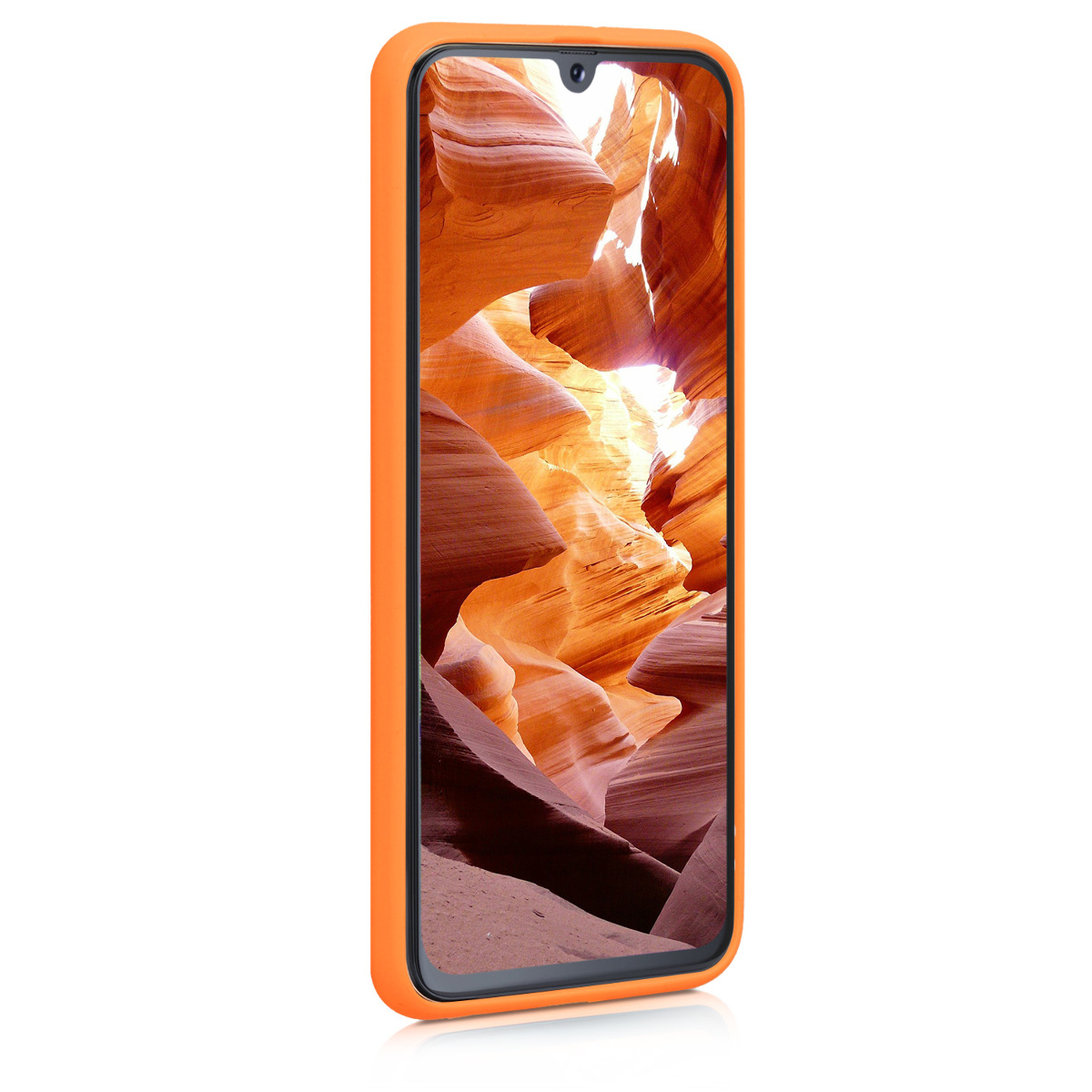 Kryt na mobil Samsung Galaxy A40 kwmobile TPU Ovocná oranžová