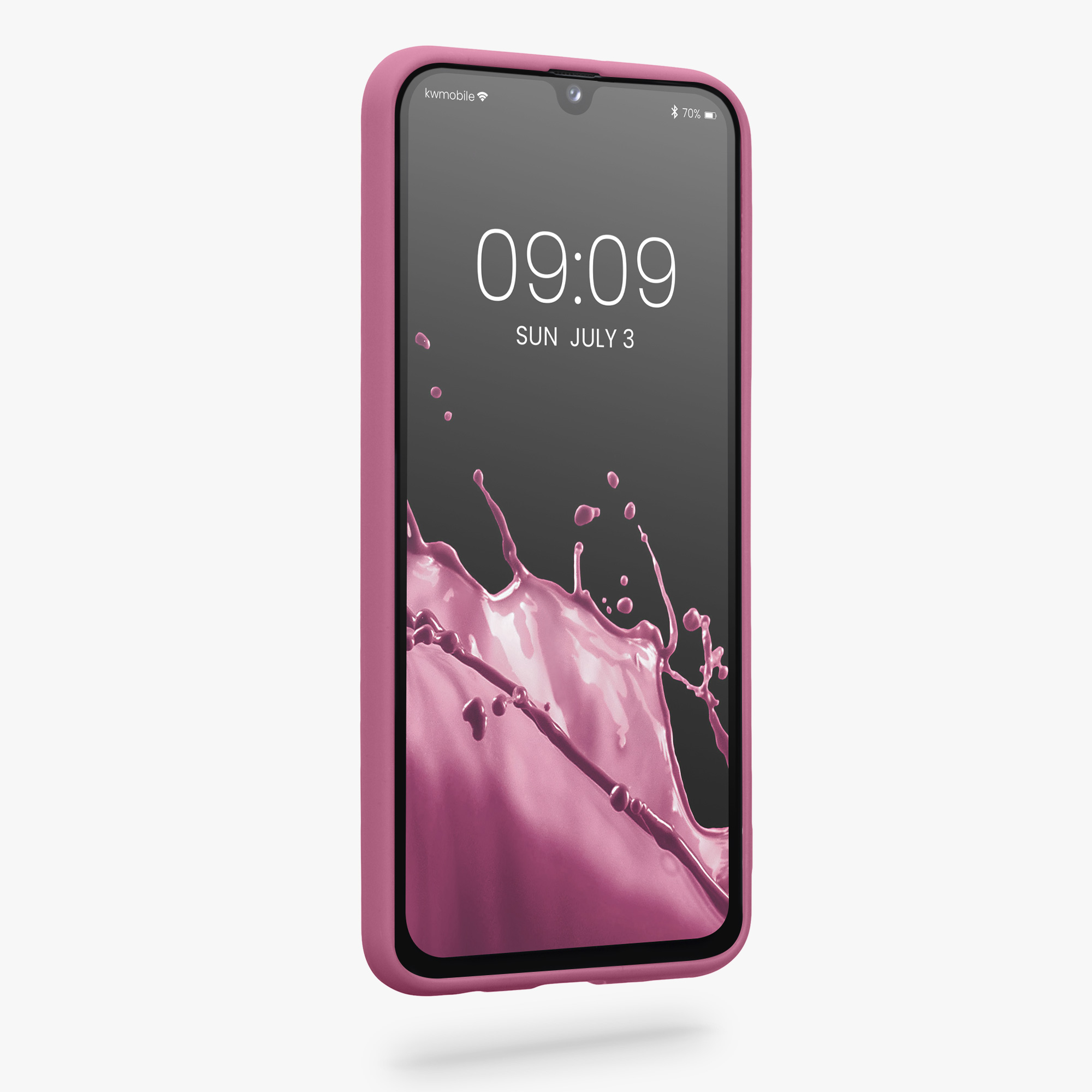 Kryt na mobil Samsung Galaxy A40 kwmobile TPU Tmavě růžová
